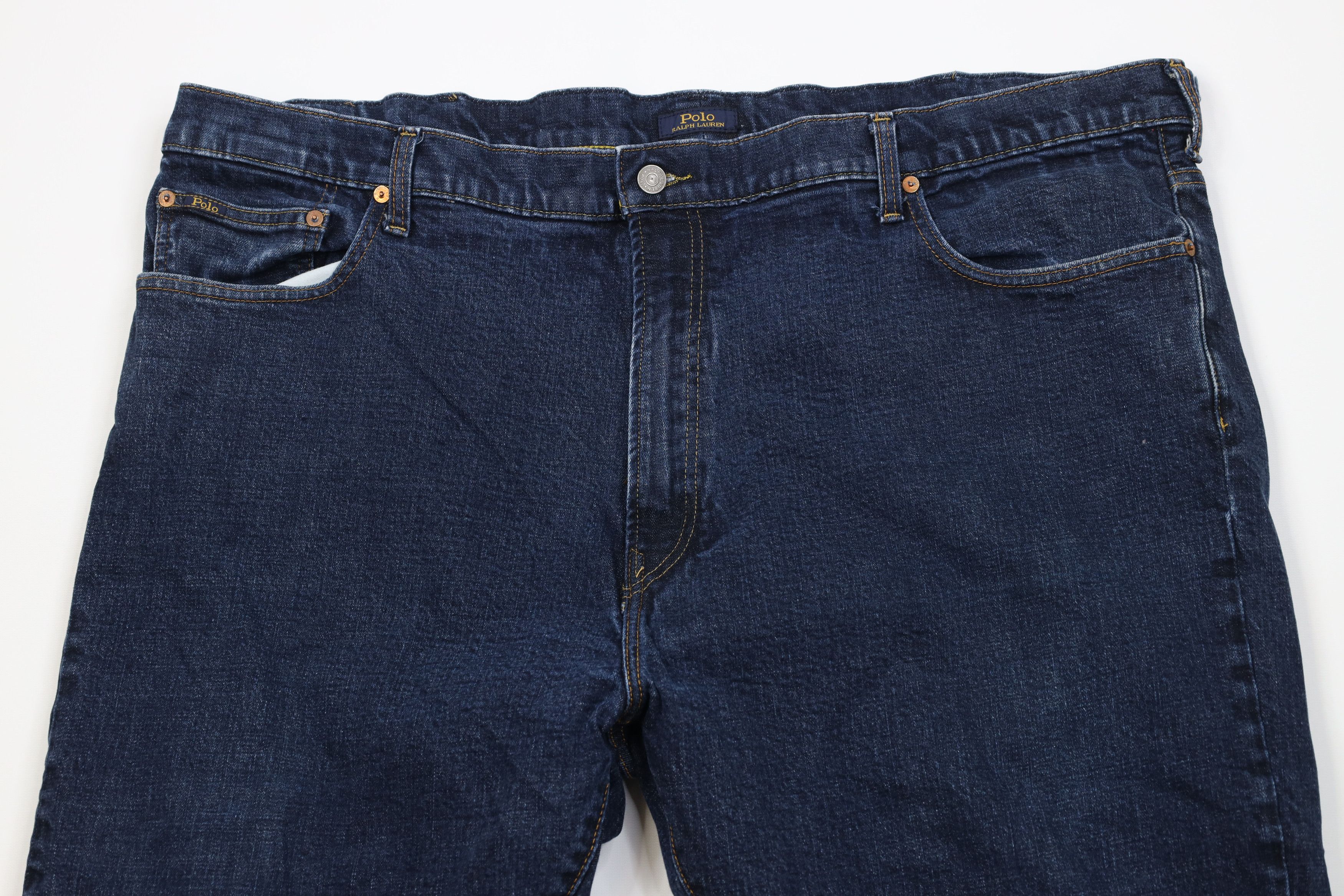 Polo Ralph Lauren Vintage Y2K Ralph Lauren Hampton Straight Wide Leg Jeans Size US 44 / EU 60 - 2 Thumbnail