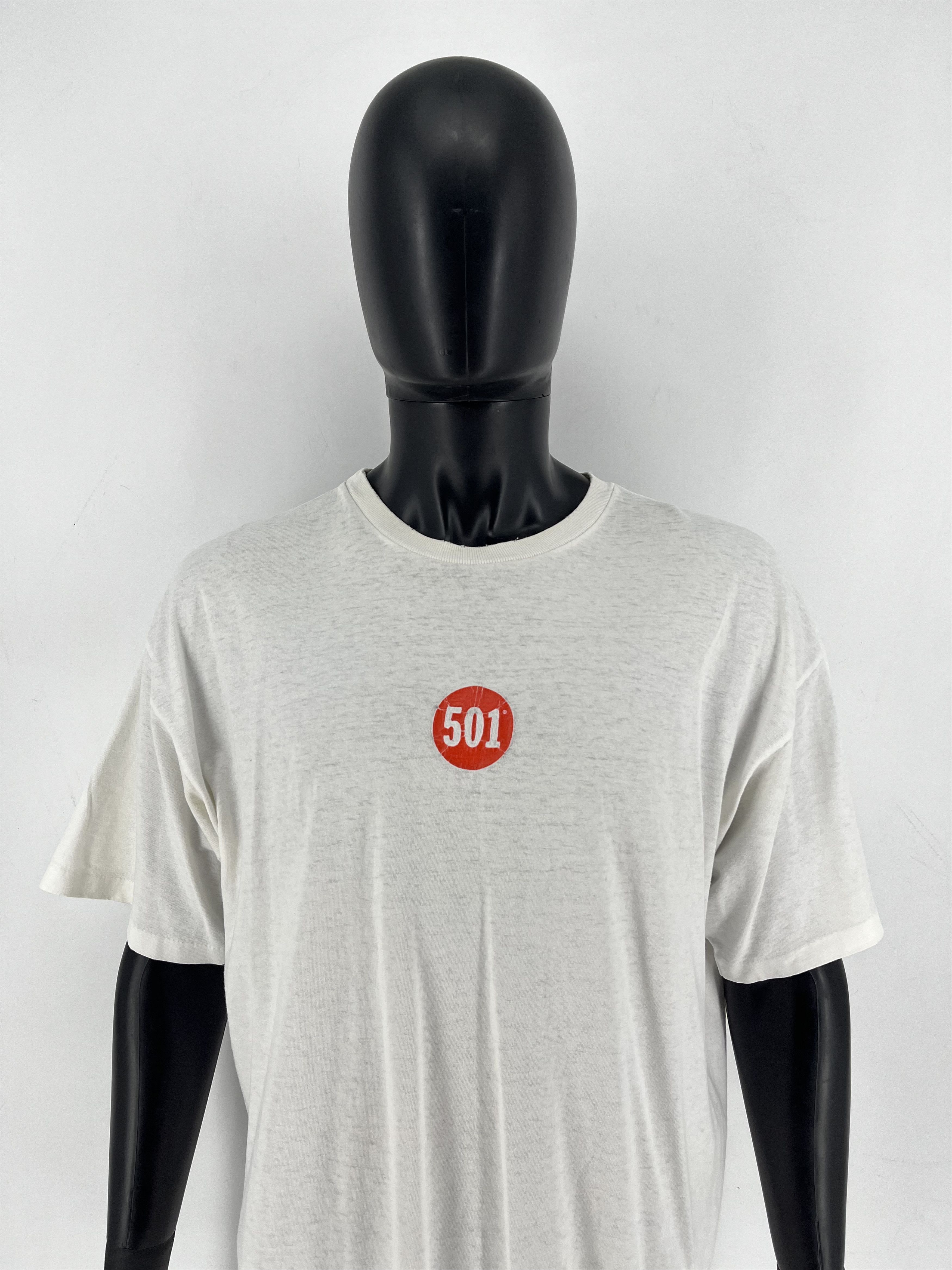 Levi's Vintage Clothing Vintage 1990s Levi’s 501 T shirt mens tee Rare Men’s Size US M / EU 48-50 / 2 - 1 Thumbnail