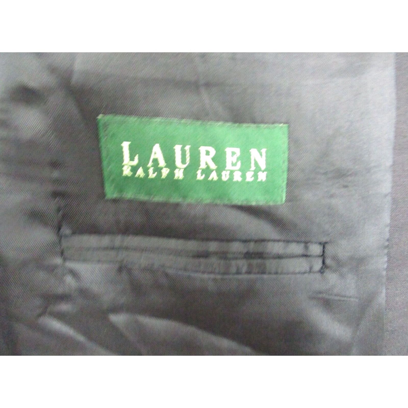 Ralph Lauren Lauren Ralph Lauren Blazer Men 40L Wool Cashmere Sport Coat Jacket Black Size 40R - 2 Thumbnail