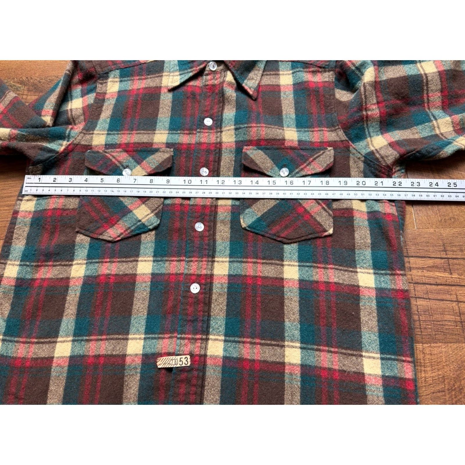 Vintage VINTAGE Woolrich Flannel Shirt Mens M Plaid Shacket 60-70s USA Wool 80/20 Pockets Button-Up Casual Mens Size US M / EU 48-50 / 2 - 7 Thumbnail