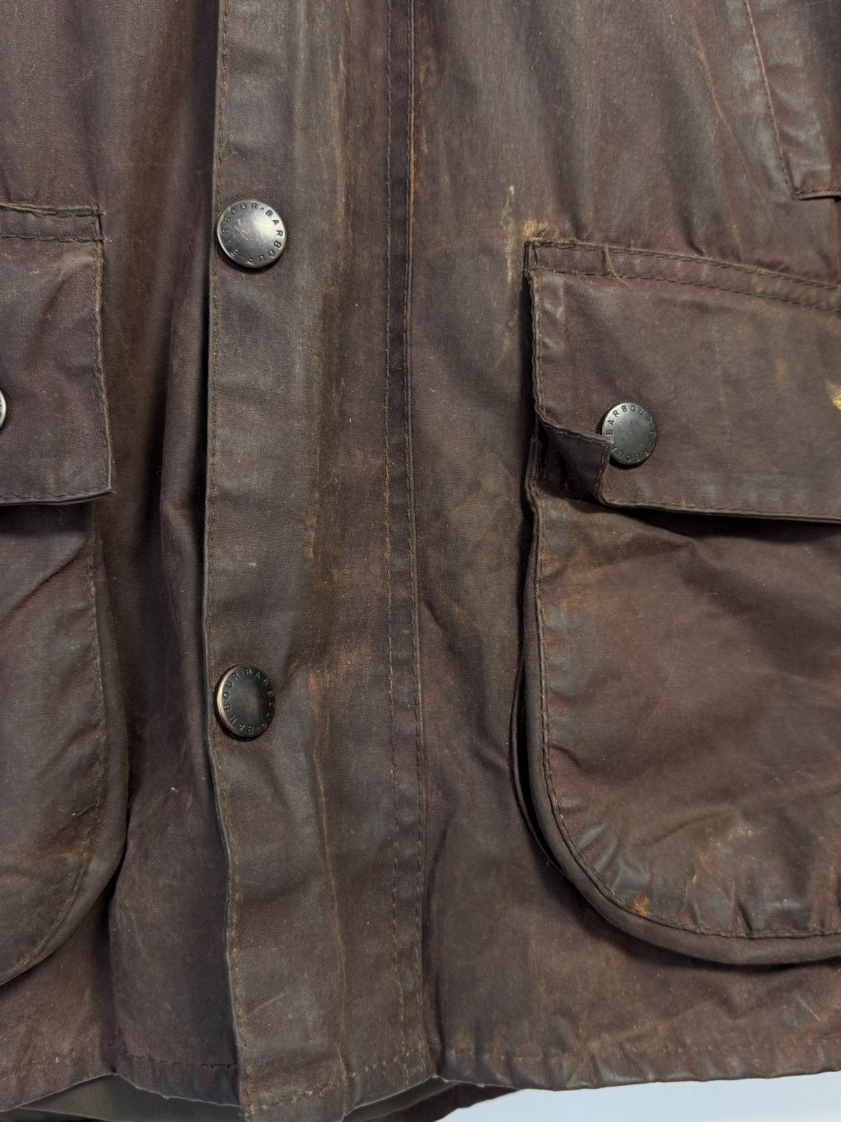 Barbour Vintage Barbour Bedale Wax Jacket Brown C38 England A103 Size US M / EU 48-50 / 2 - 9 Thumbnail