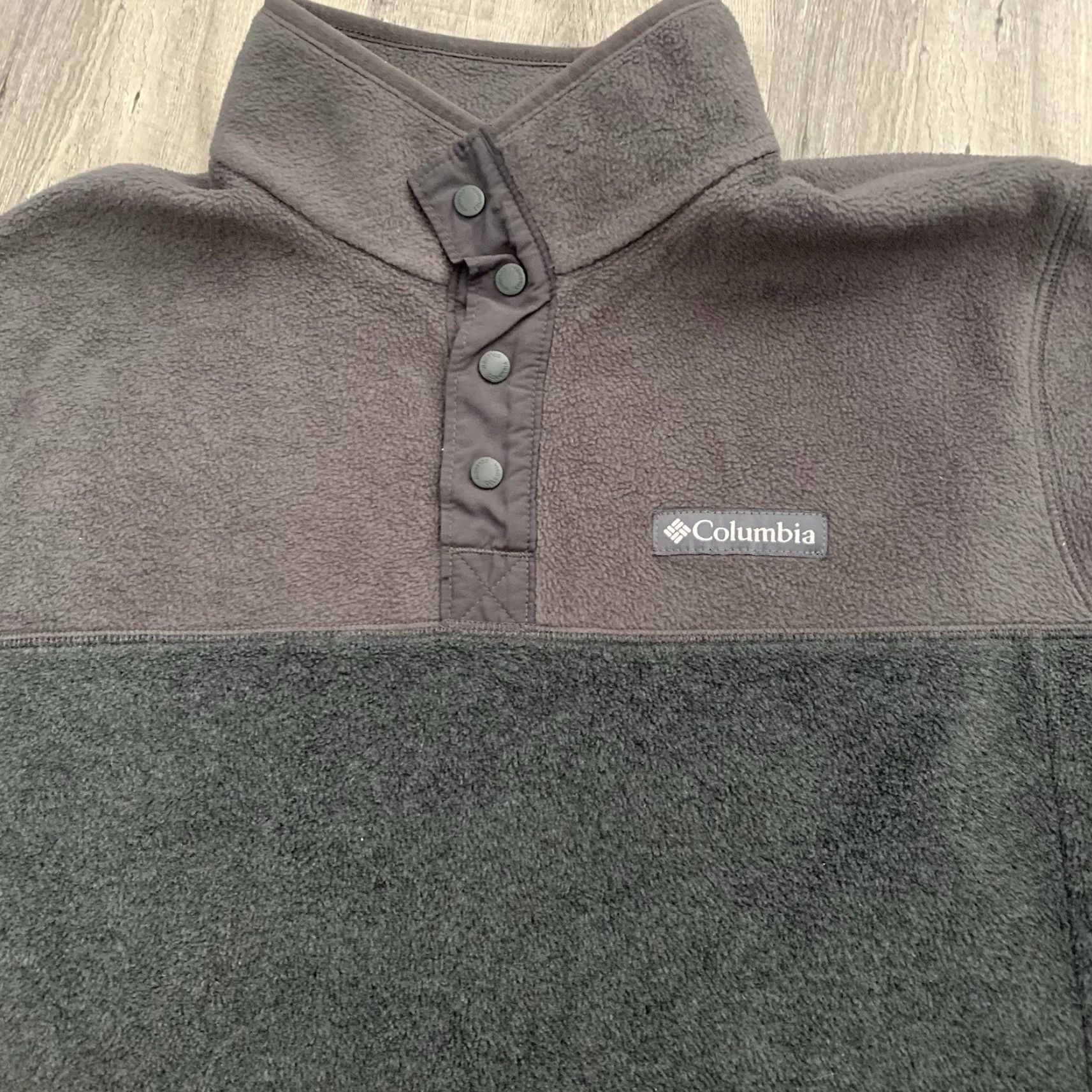 Vintage Columbia Steens Mountain Sweater Mens Medium Gray Fleece Half Snap Pullover Size US M / EU 48-50 / 2 - 3 Thumbnail