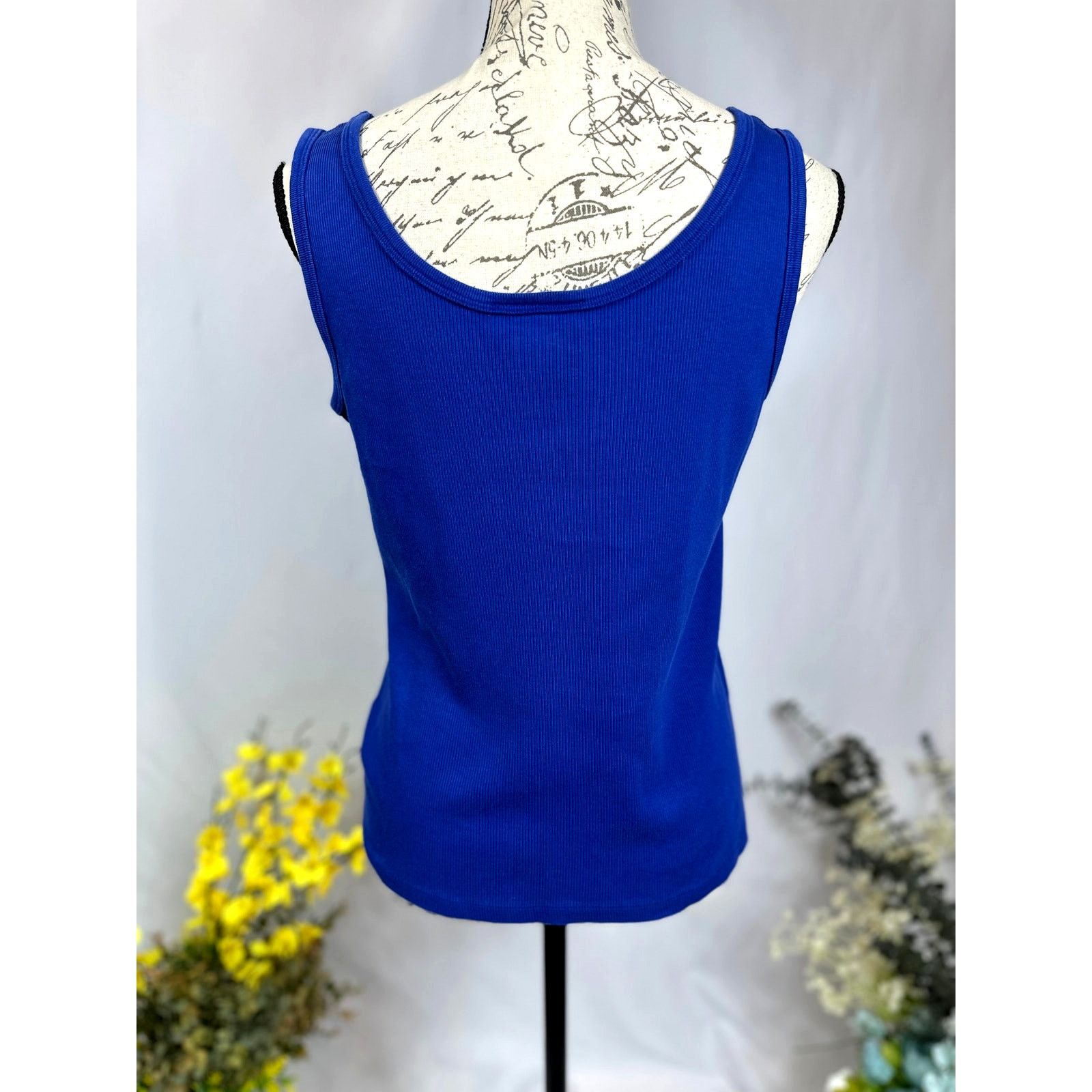Ralph Lauren Ralph Lauren Women’s Sleeveless Knit Tank Top Blue M Size M / US 6-8 / IT 42-44 - 7 Thumbnail