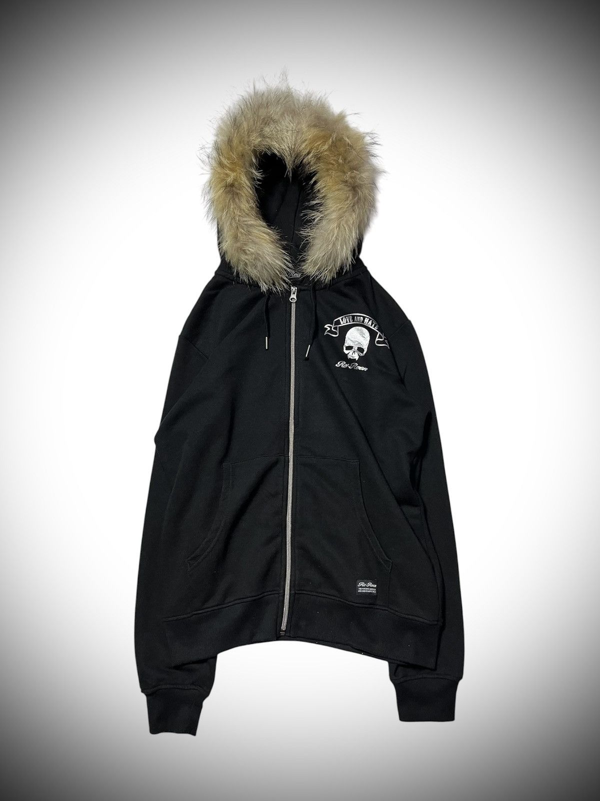 Roen Japanese Re:Roen faux black vkei fur hoodie Size US L / EU 52-54 / 3 - 1 Thumbnail