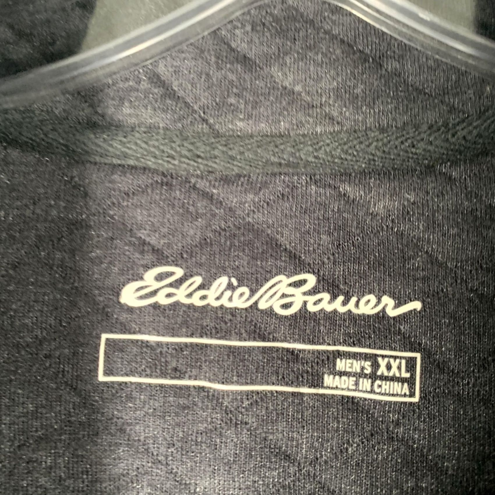 Eddie Bauer Eddie Bauer Sweatshirt Mens 2XL Gray Quilted Snap Henley Mock Neck Pullover Hoodie? Size US XXL / EU 58 / 5 - 5 Thumbnail