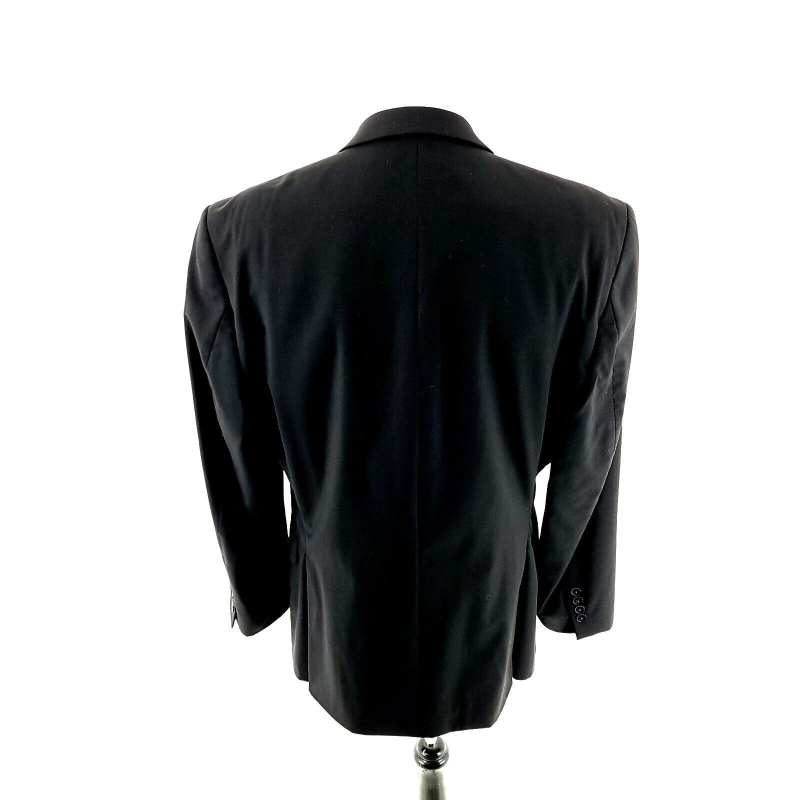 Calvin Klein Calvin Klein Wool 2 Button Blazer 42R Black Tagged 46R Has B Size 42R - 5 Thumbnail