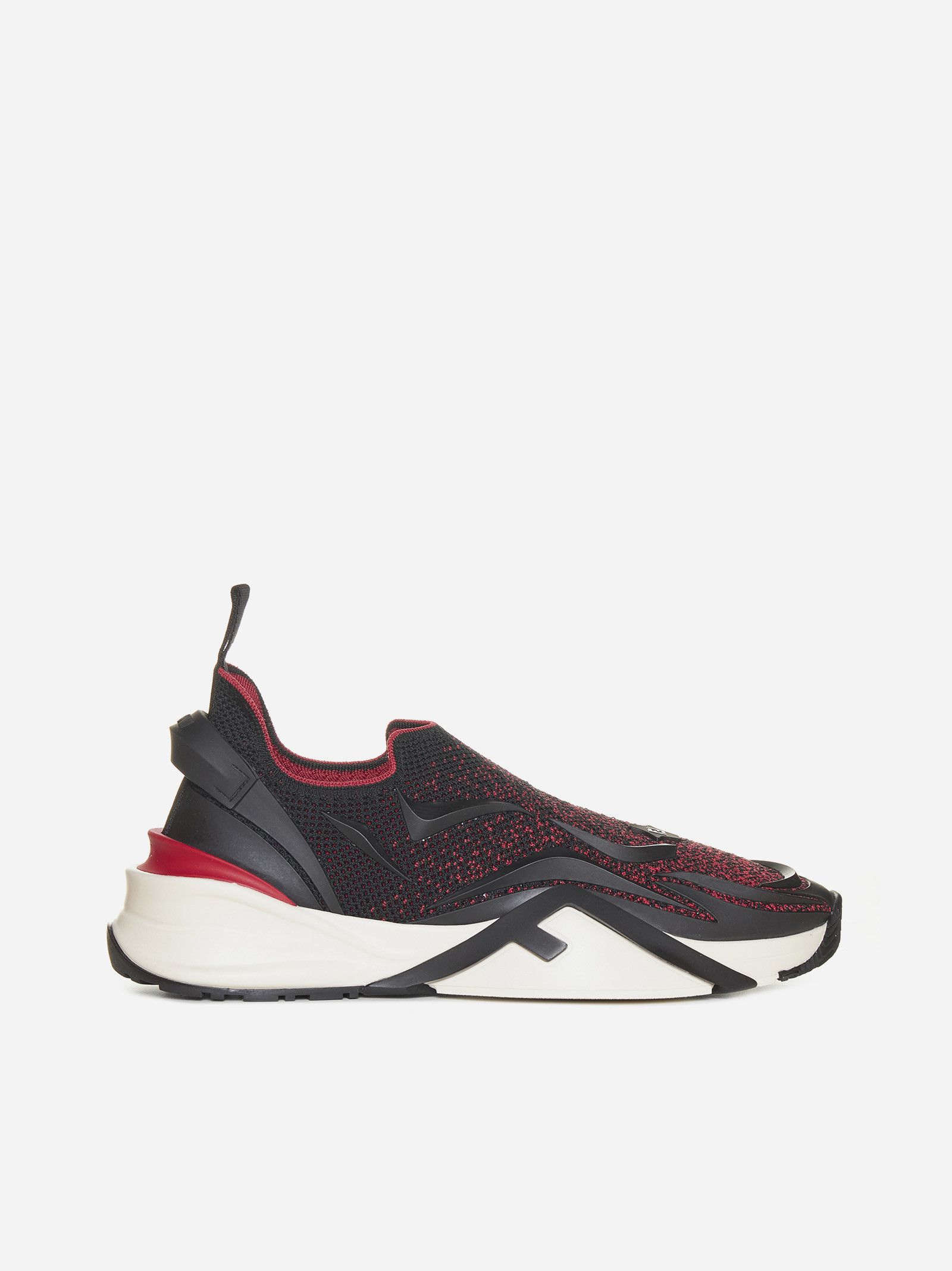 image of Fendi O1Loc1C0124 Sneaker In Red, Men's (Size 11)