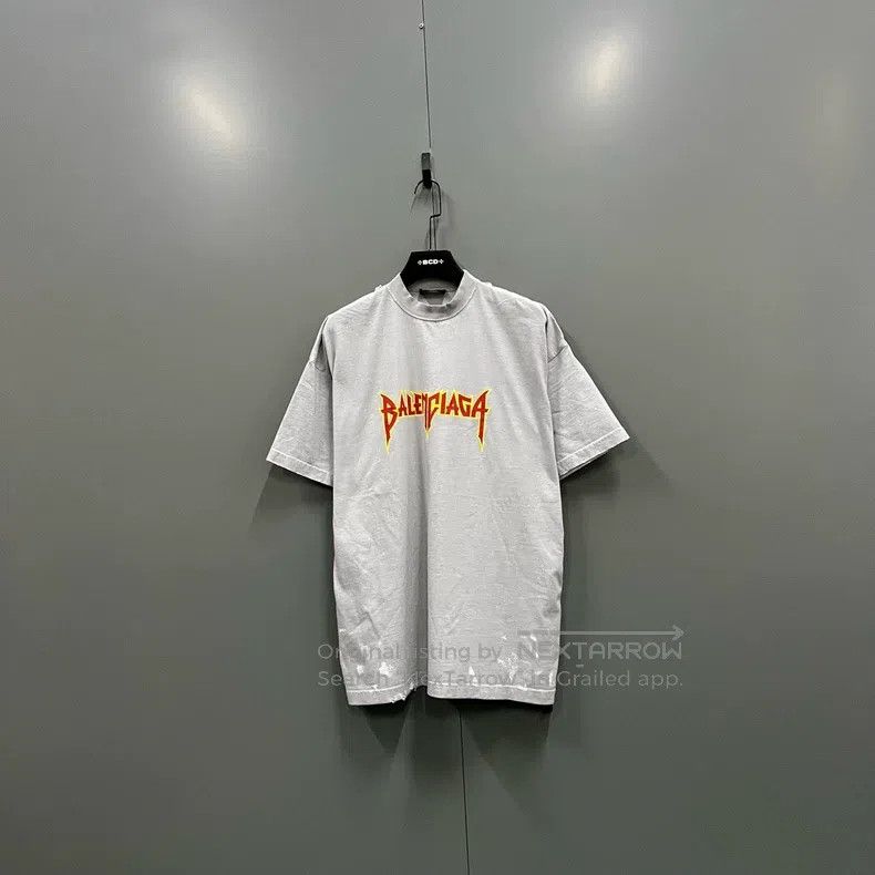 Balenciaga Balenciaga Metallica Rock Band Series Lightning Letter Pat Size US S / EU 44-46 / 1 - 1 Thumbnail