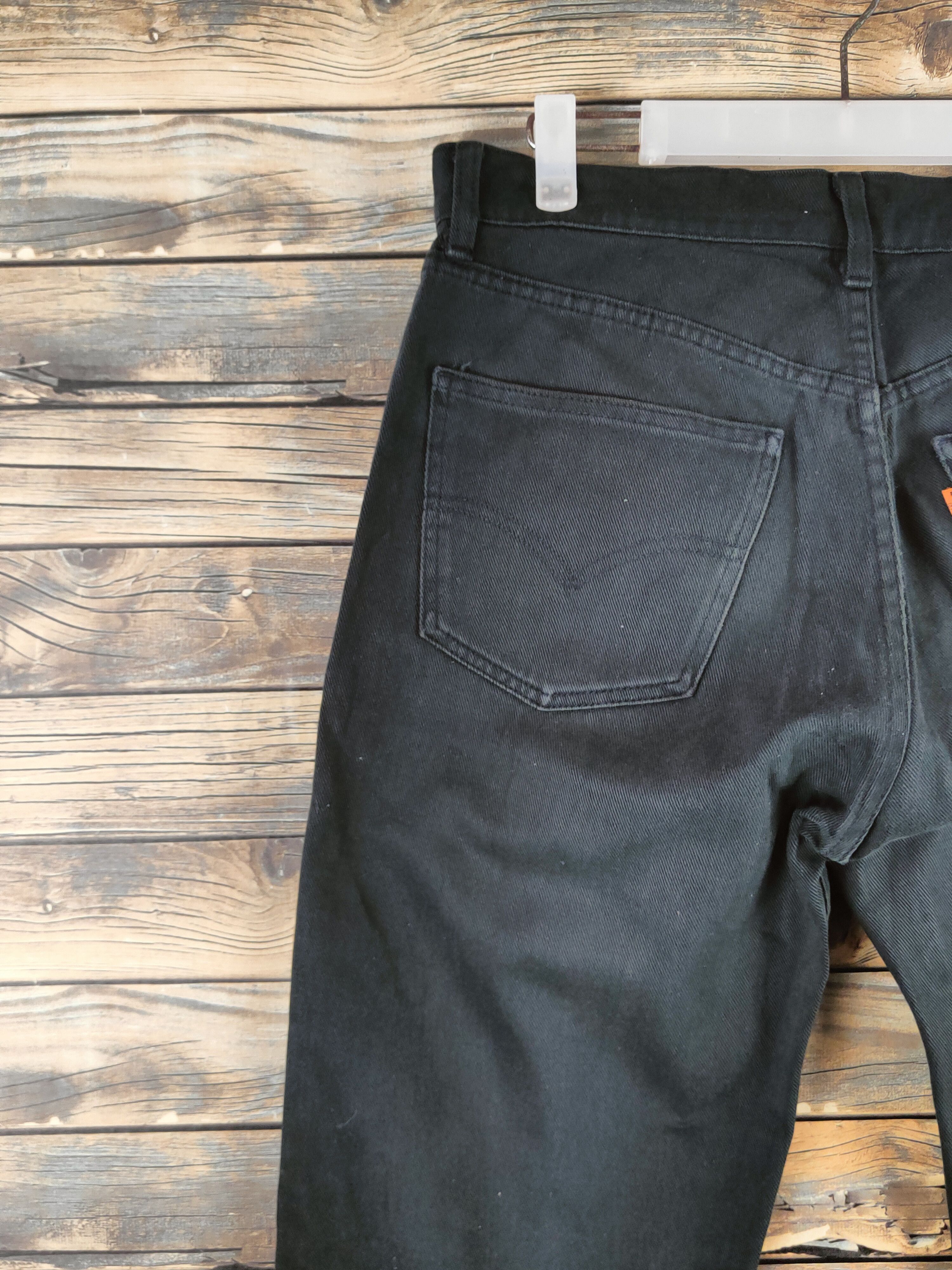 Levi's 607 Levi's Black Orange tab Ripped denim Jeans #S2828 Size US 32 / EU 48 - 8 Thumbnail