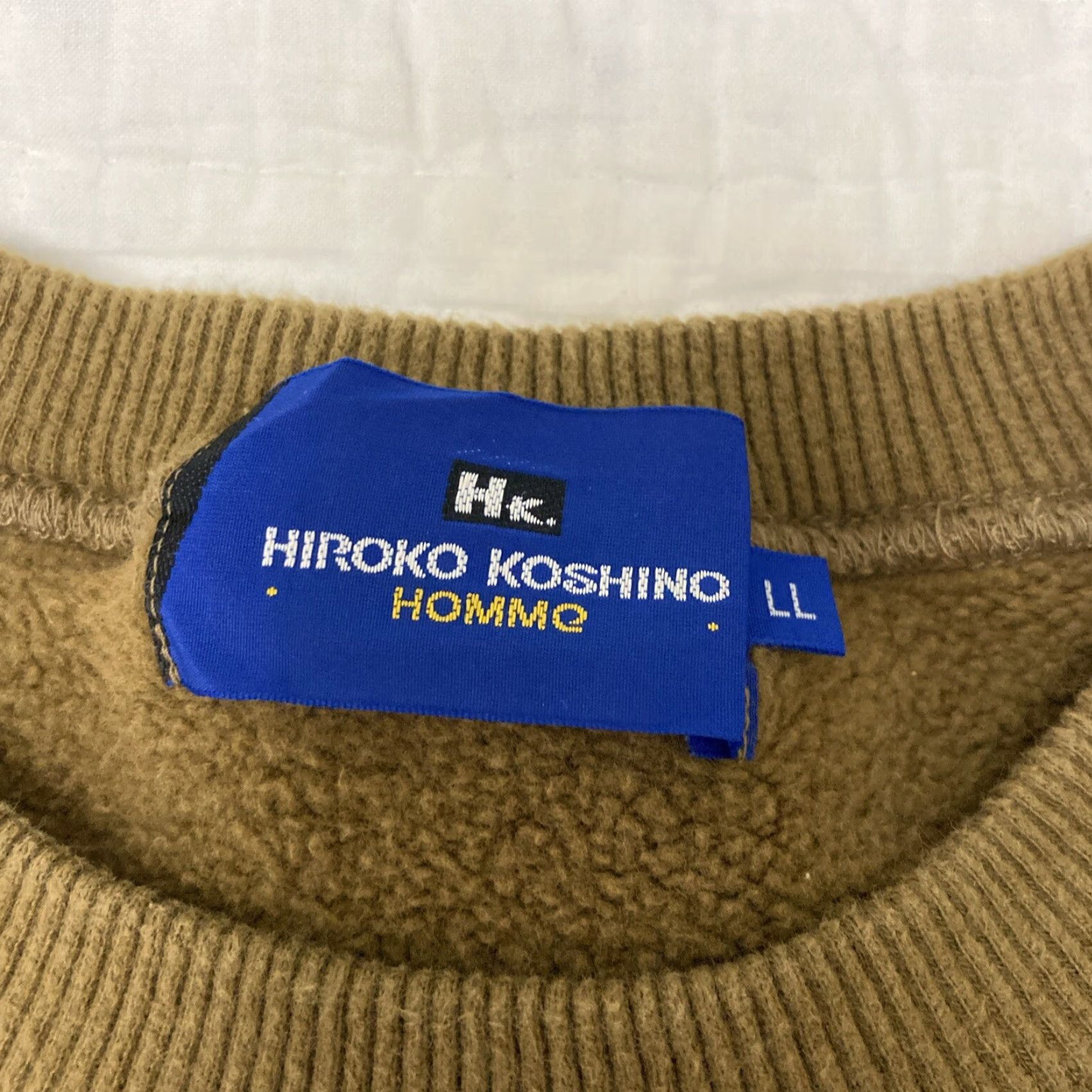 Vintage Hiroko Koshino Men Pullover Sweater L Brown Brown Pullover Sweater Mens L Brown Size US L / EU 52-54 / 3 - 3 Thumbnail