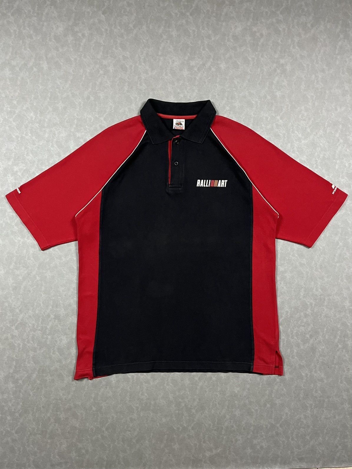 Japanese Brand 90s Mitsubishi Ralliart polo shirt Size US XL / EU 56 / 4 - 2 Thumbnail
