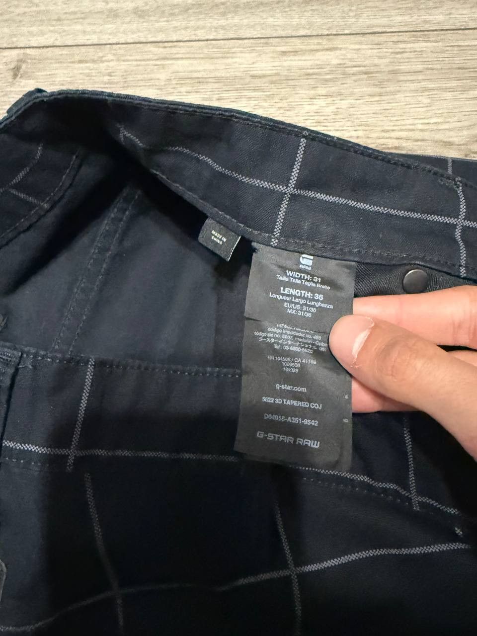 G-Star g star raw 3622 3D Tapered W31 L36 Size US 31 - 11 Thumbnail