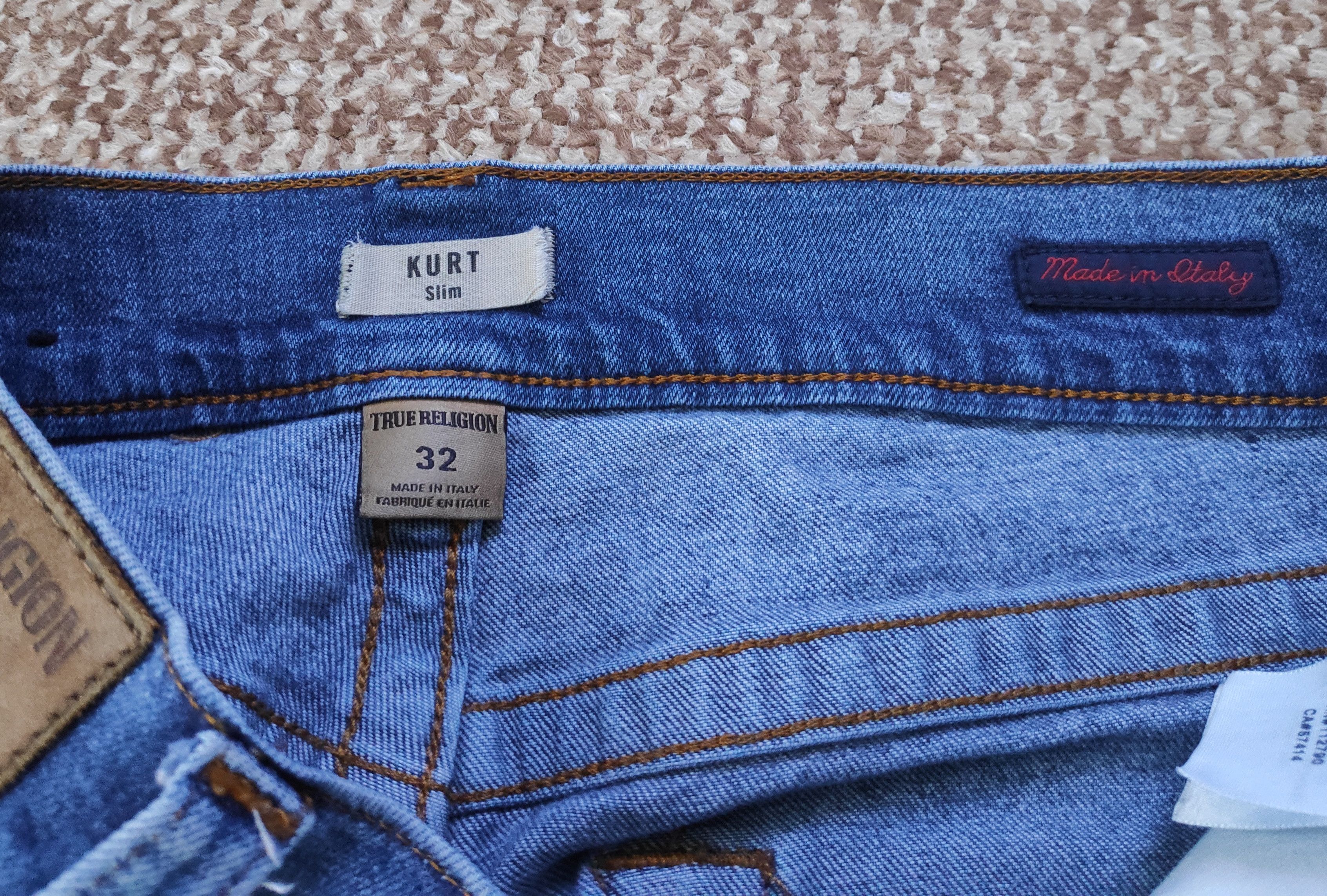 True Religion True Religion Kurt Slim Denim Jeans Distressed made in Italy Size US 32 / EU 48 - 13 Thumbnail