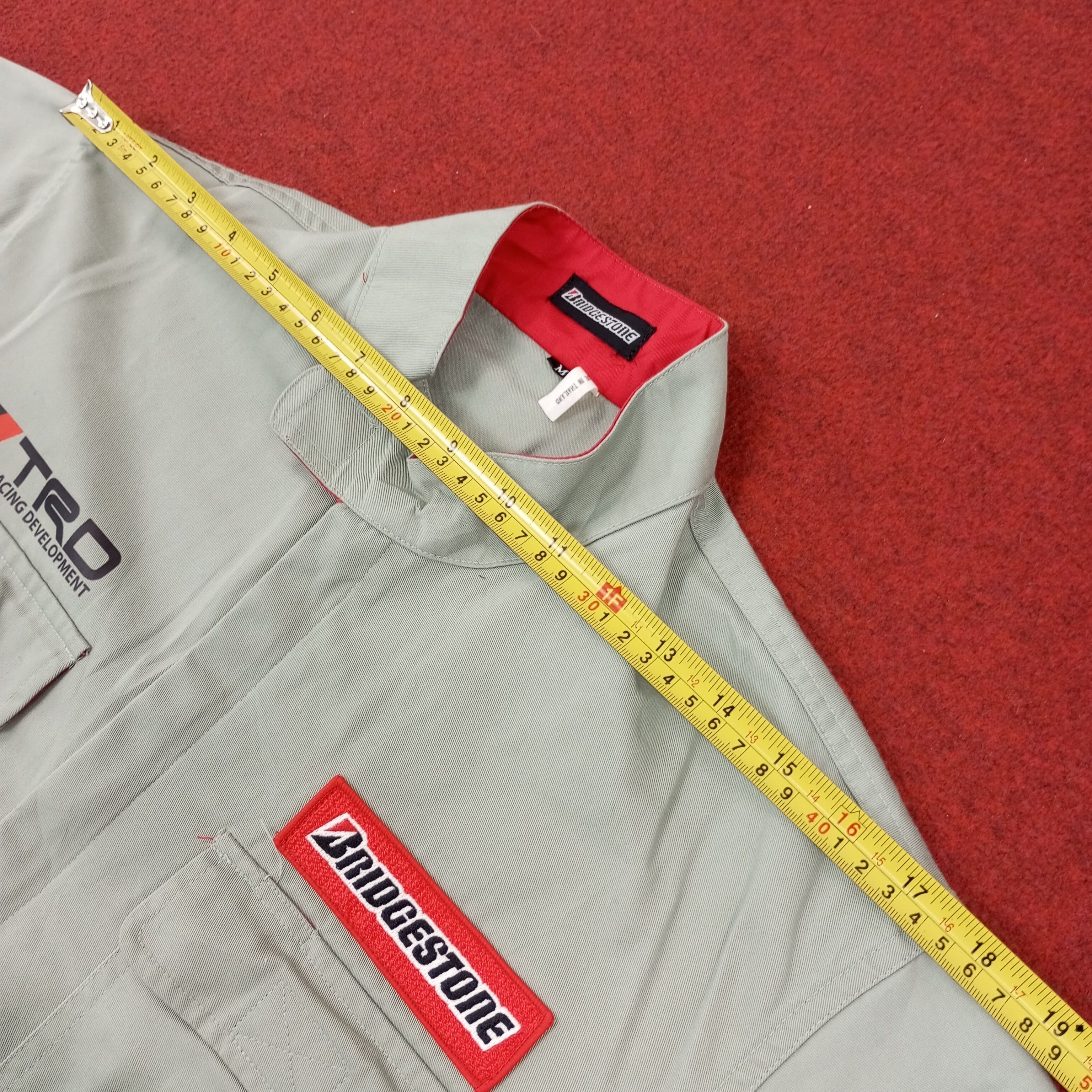 Japanese Brand × Vintage Bridgestone X TRD Toyota Custom Coverall Jacket c231n13 Size US S / EU 44-46 / 1 - 11 Thumbnail