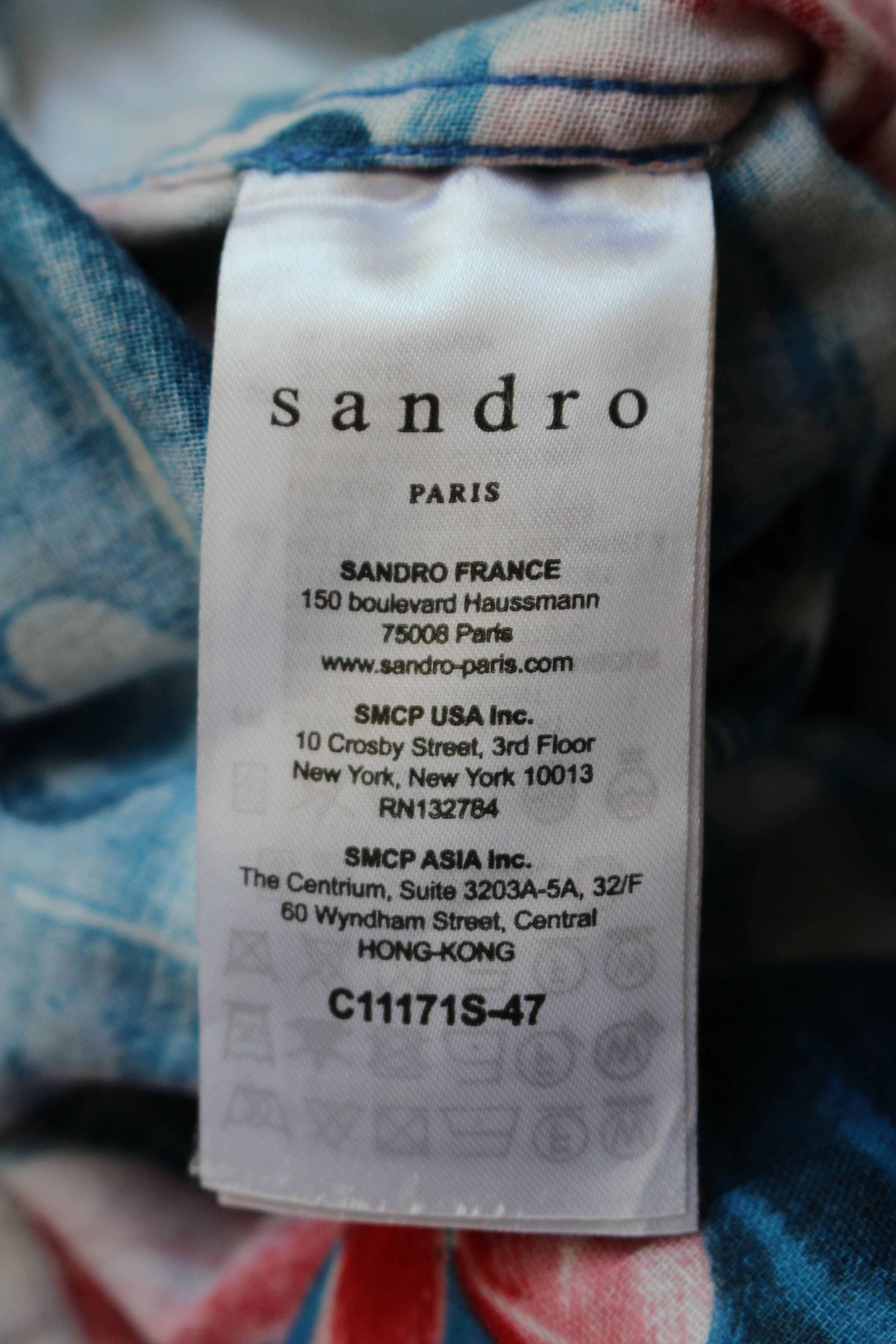 Sandro FREE SHIPPING!! - S/S 2018 Goldfish Shirt Size US XS / EU 42 / 0 - 6 Thumbnail