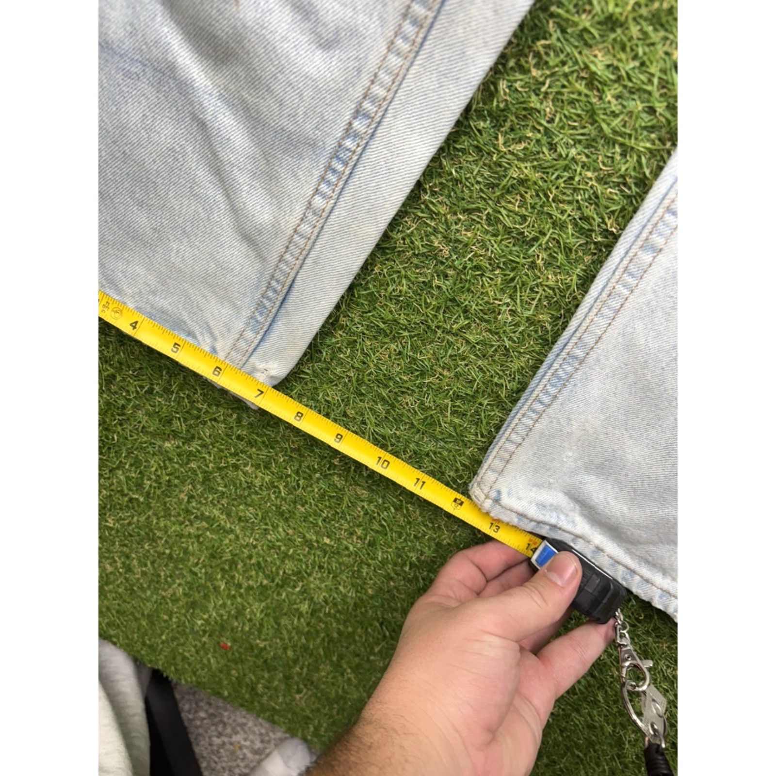 Levi's Levis 505 Jeans Mens 34x32 Regular Straight Fit Light Wash Denim Casual y2k Size US 34 / EU 50 - 7 Thumbnail