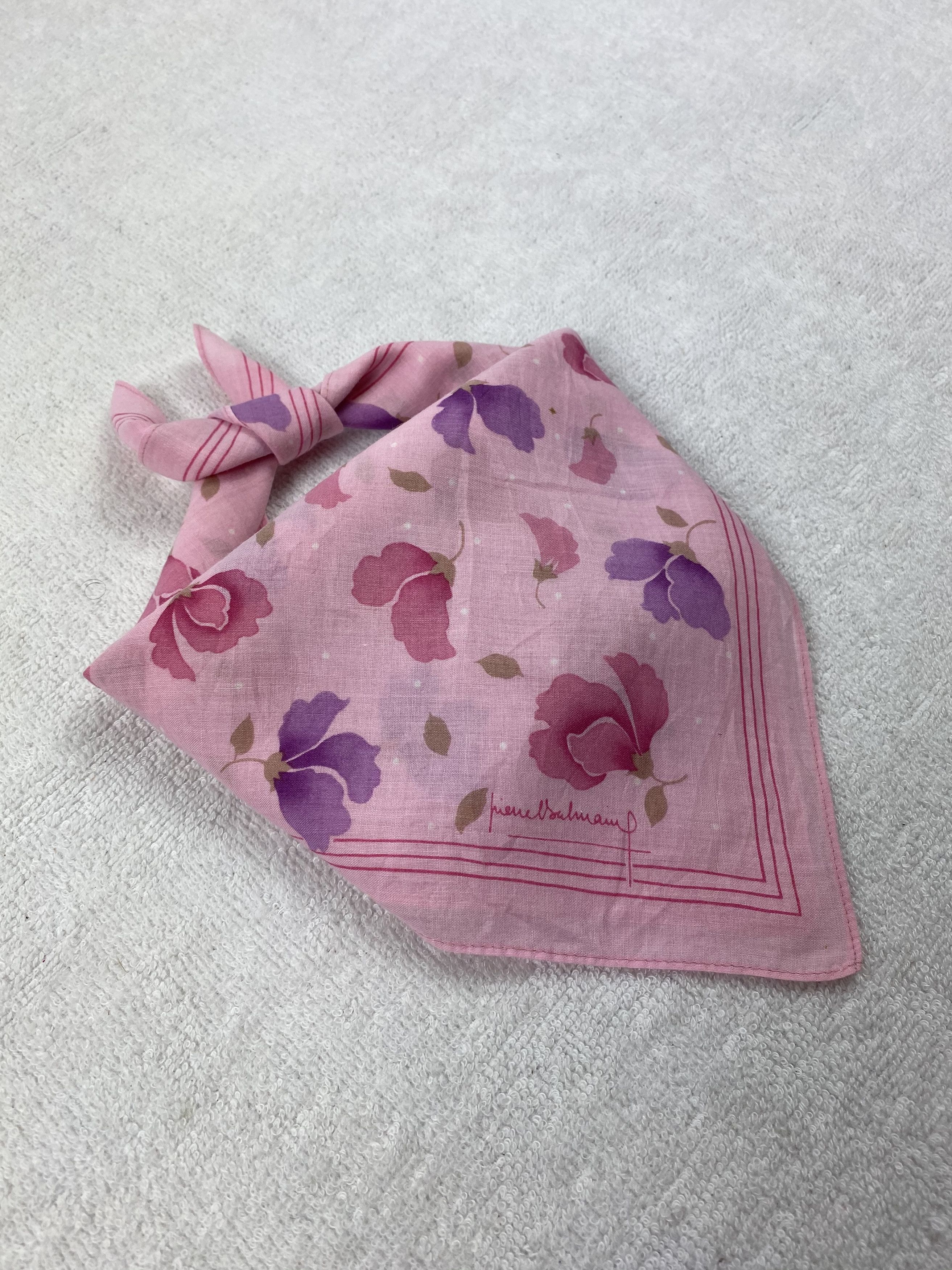 Pierre Balmain × Vintage Pierre Balmain Handkerchief / Bandana / Neckerchief Size ONE SIZE - 1 Thumbnail