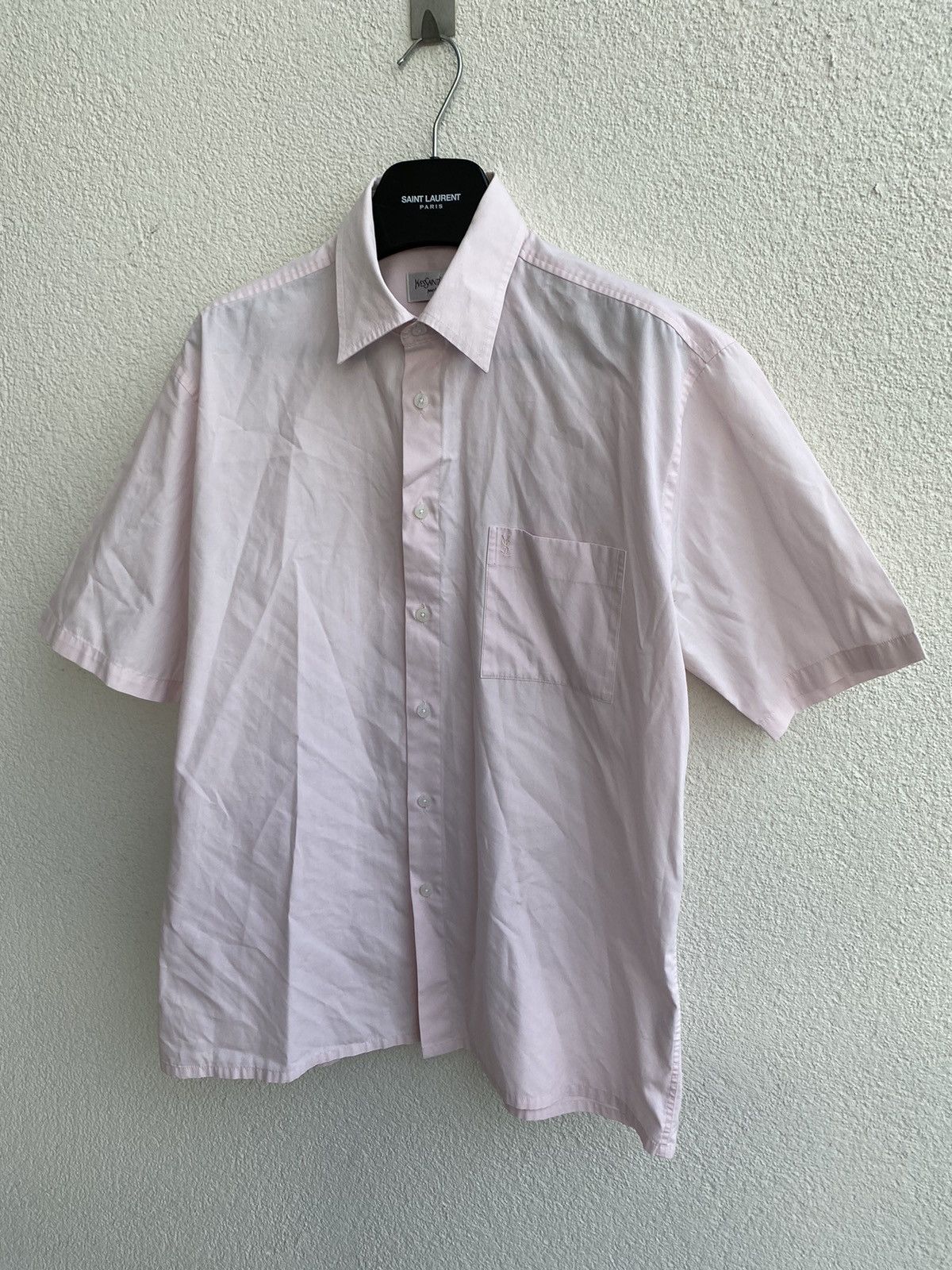 Yves Saint Laurent Summer YSL Shirt Pinky Size US L / EU 52-54 / 3 - 13 Thumbnail