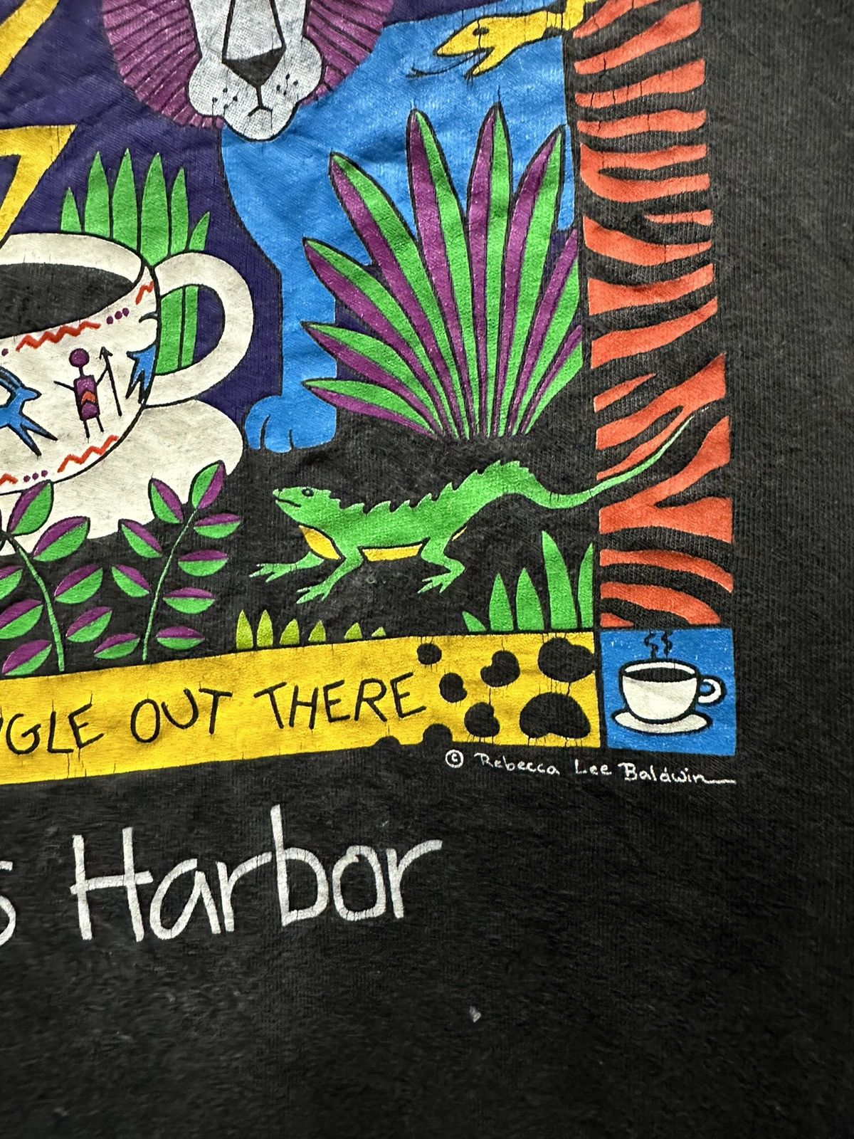 Vintage Vintage 90s Sackets Harbor By Rebecca Lee Balawin Art Tee Size US XL / EU 56 / 4 - 7 Thumbnail