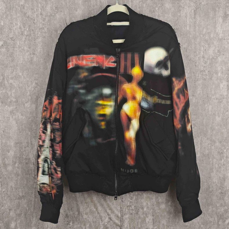 Givenchy Givenchy Printed Long Sleeve Zip Jacket - dmc Size US XS / EU 42 / 0 - 1 Thumbnail