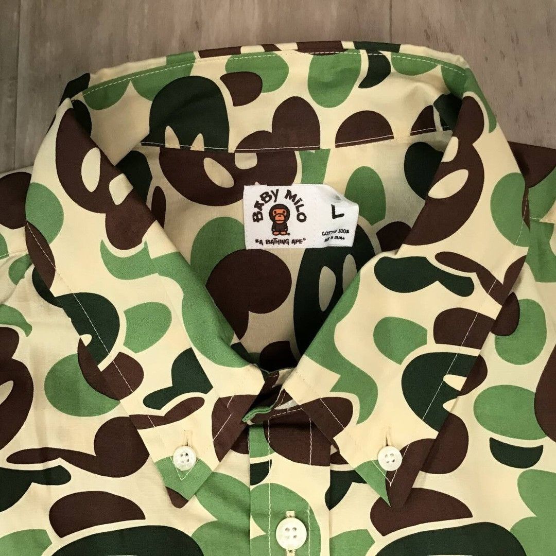 Bape × Nigo BAPE Milo camo short sleeve shirt a bathing ape NIGO Size US L / EU 52-54 / 3 - 4 Thumbnail