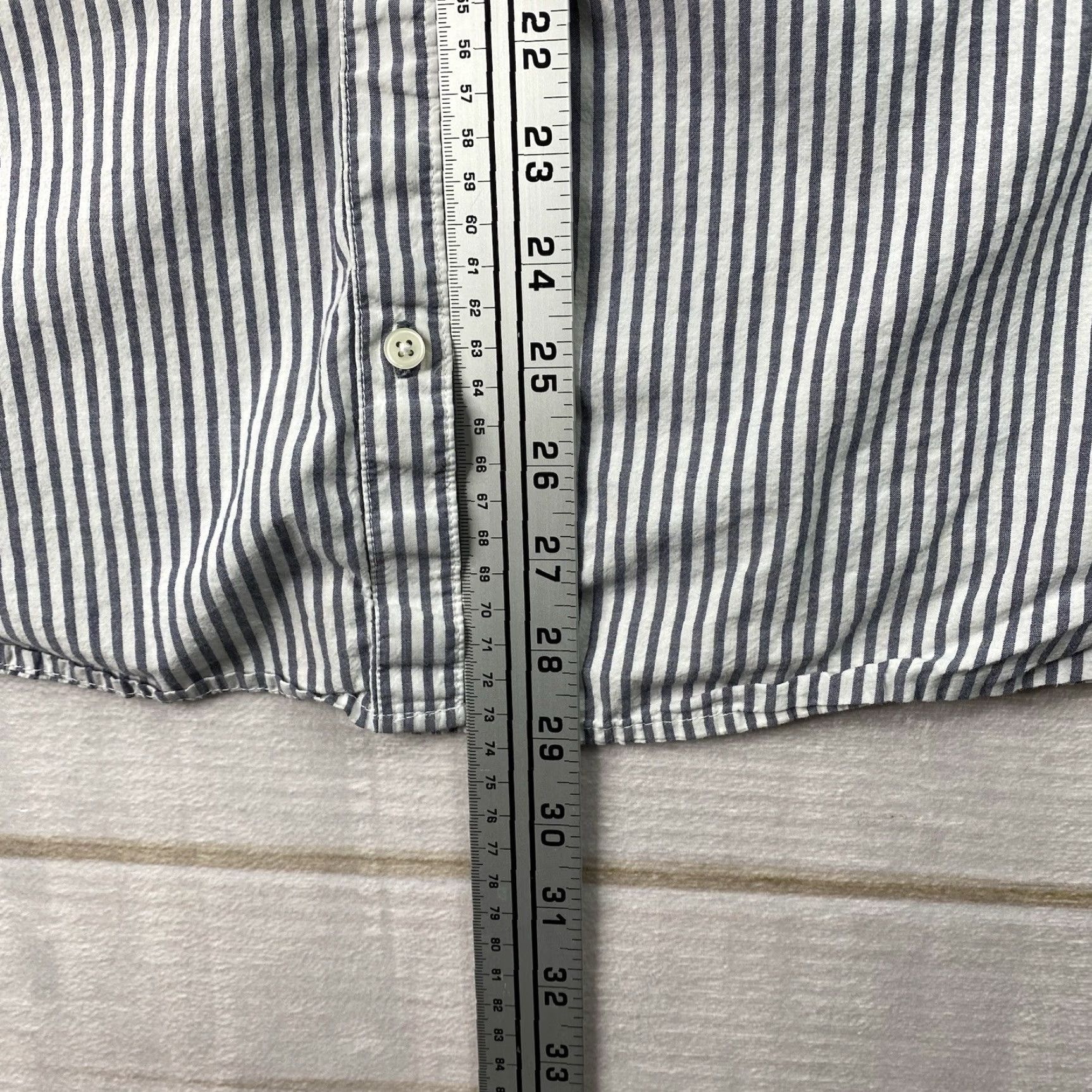 Old Navy Old Navy Tunic Shirt XL Blue Striped Casual Button-Up Women’s Shirt Size XL / US 12-14 / IT 48-50 - 5 Thumbnail