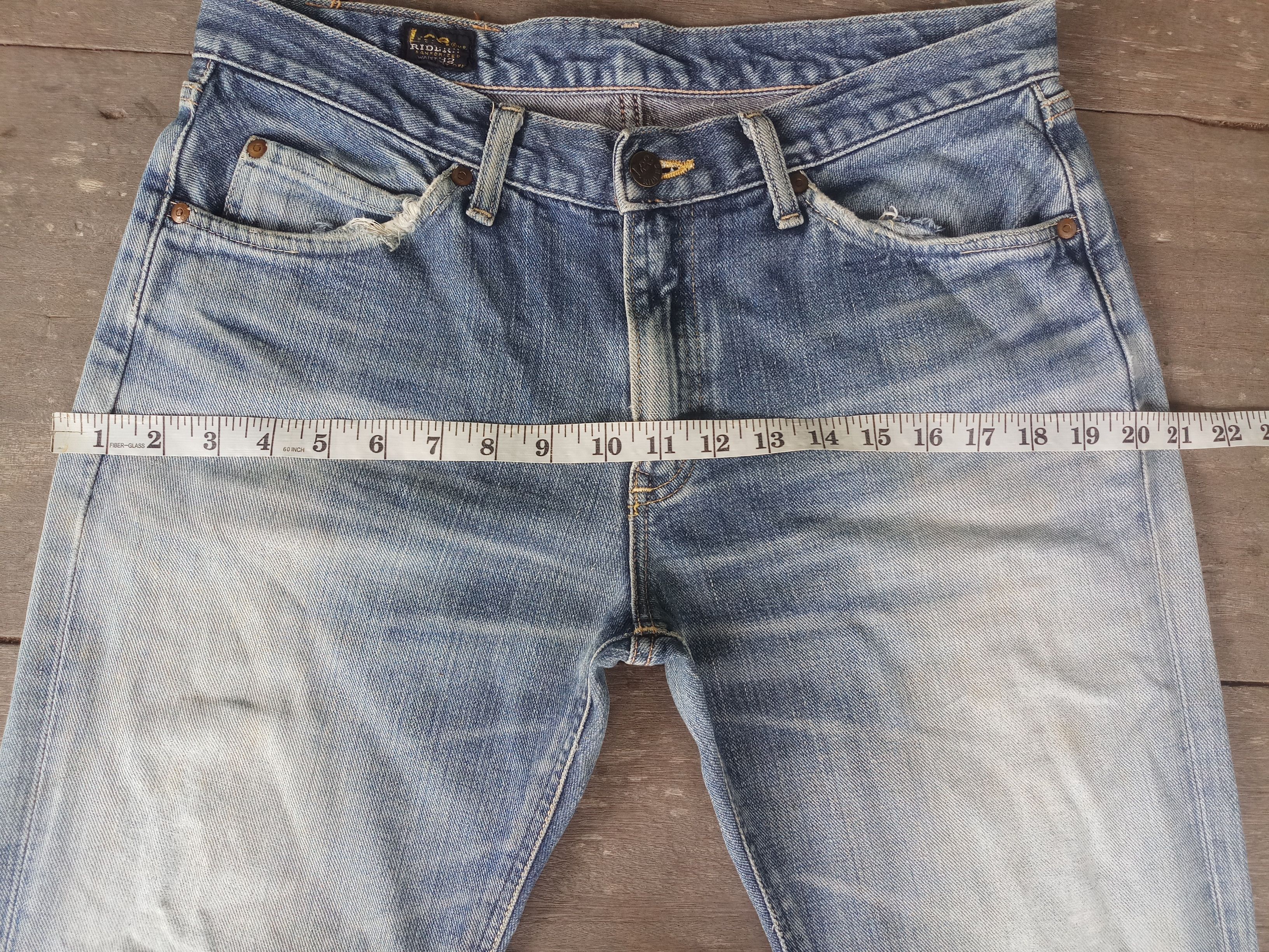 Lee Ripped ,Vintage Lee Bell bottom W32 L33,Low rise W34 Size US 32 / EU 48 - 4 Thumbnail