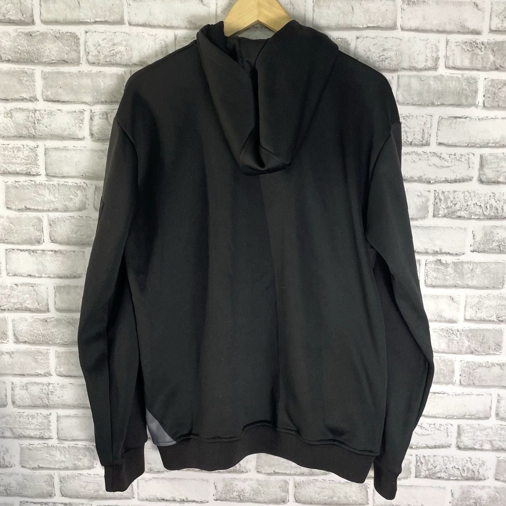 Adidas Adidas Black Full-Zip Hooded Athletic Jacket Womens Size 2XL Size XXL / US 16-18 / IT 52-54 - 5 Thumbnail
