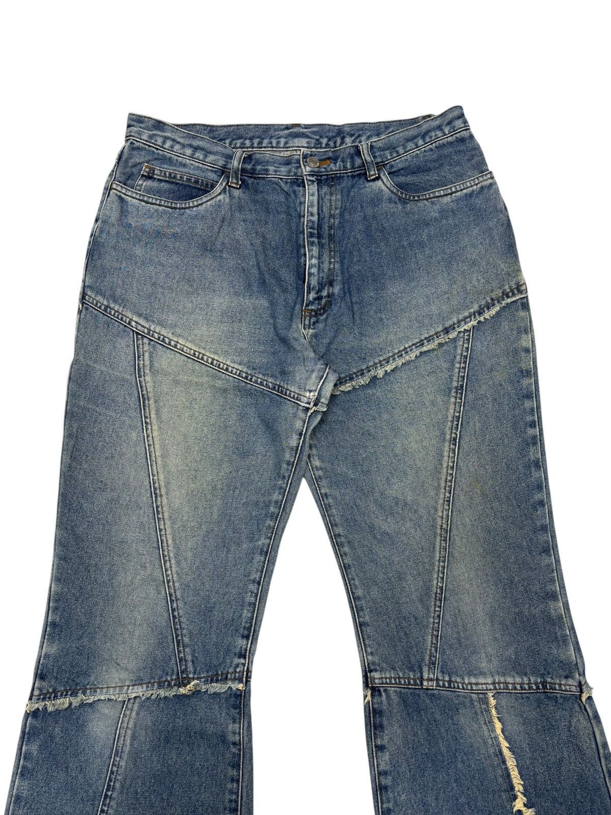 If Six Was Nine Tornado Mart Recontructed Style Flare Bootcut Paleo2 Jeans Size 31" - 5 Thumbnail