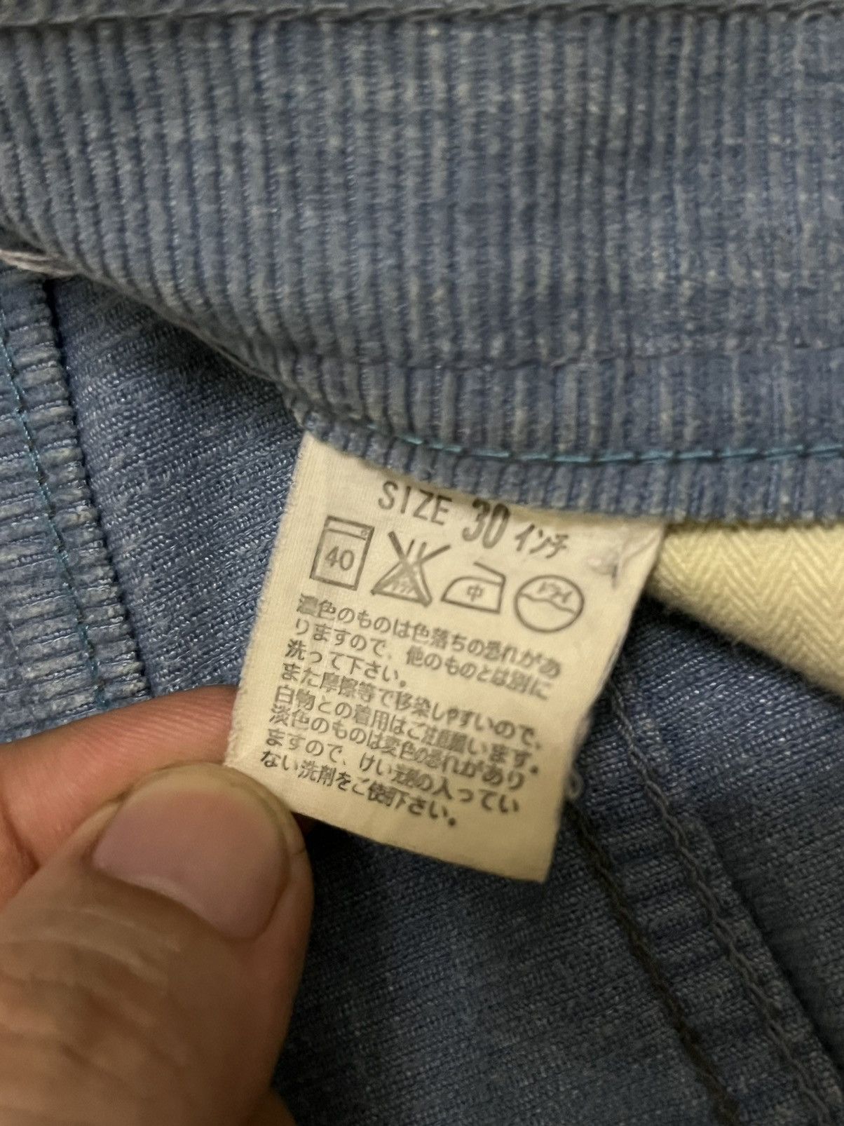Levi's Vintage Levi’s 705 Blue Washed Bleached Corduroy Jeans Size US 30 / EU 46 - 22 Thumbnail