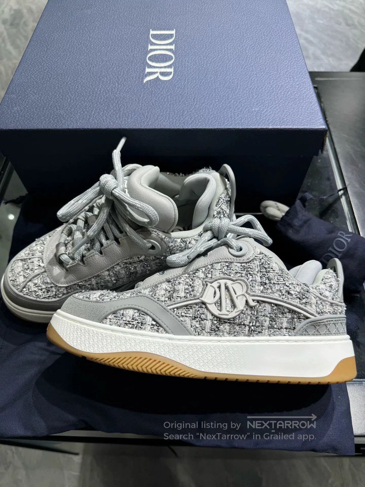 Dior Dior B9S Limited Edition Weave Sneakers. Size US 8 / EU 41 - 1 Thumbnail