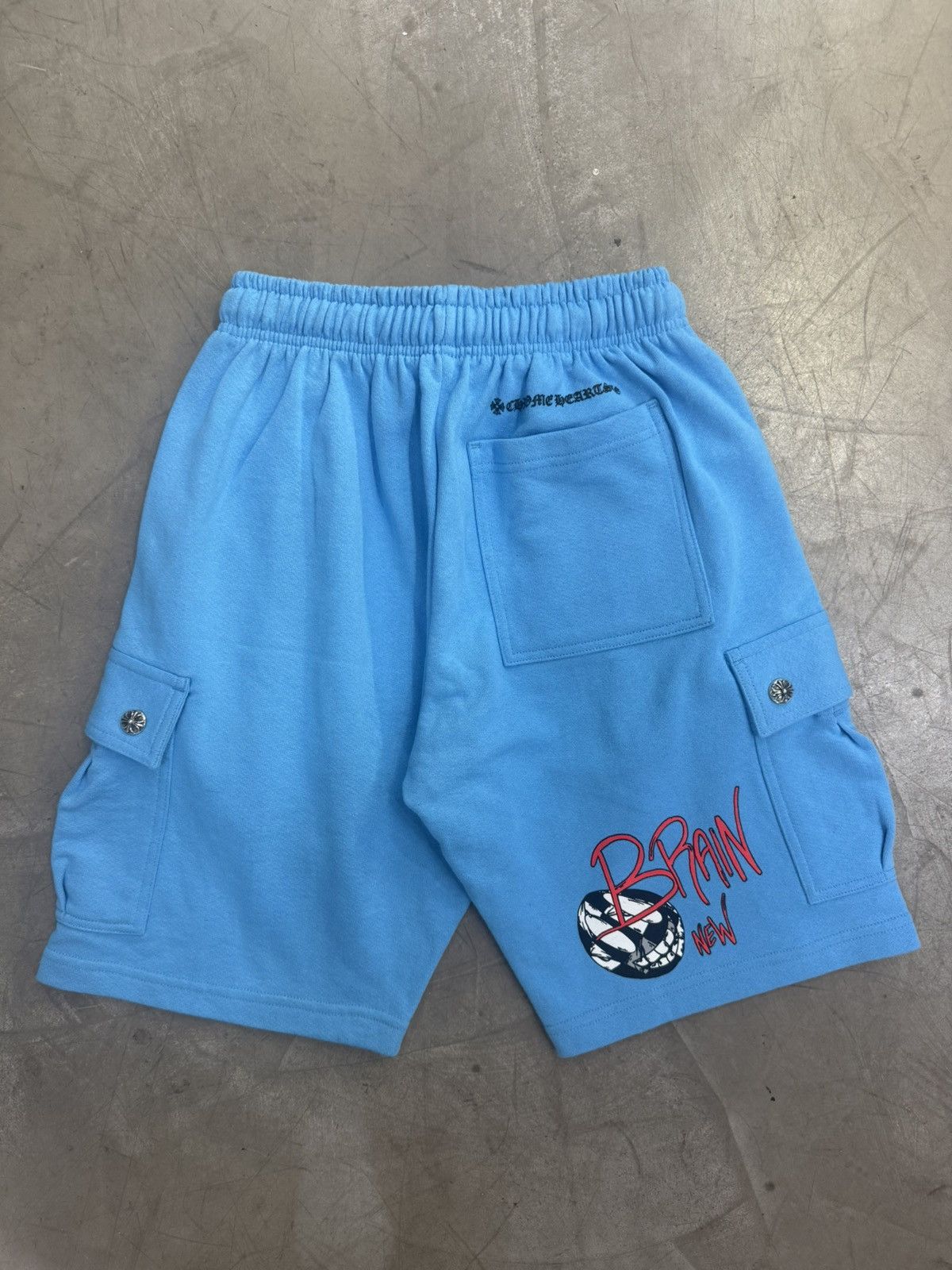 Chrome Hearts Chrome Hearts x Matty Boy Brain New Shorts Blue Size S Size US 30 / EU 46 - 2 Thumbnail