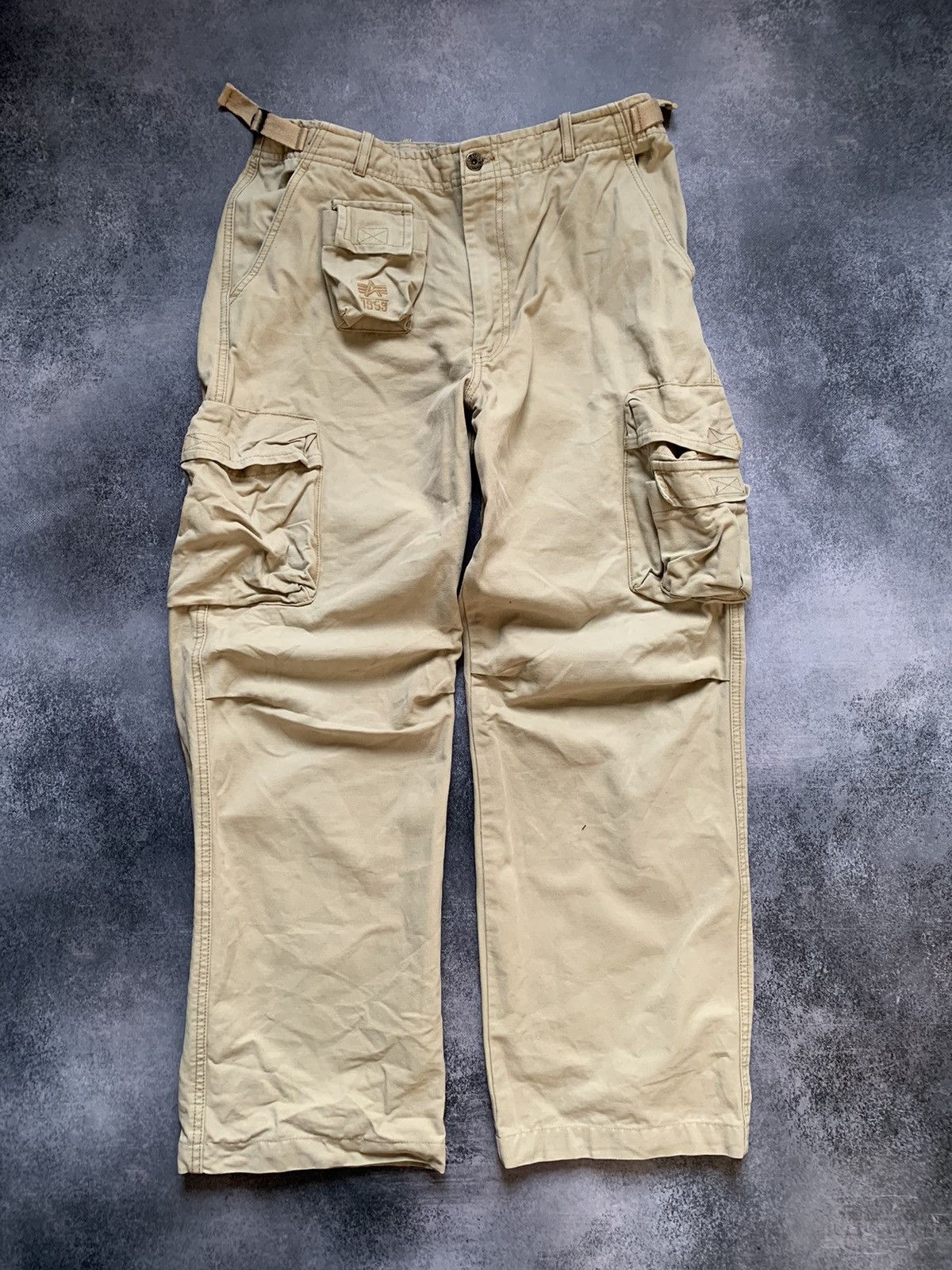 Alpha Industries × Vintage Alpha Industries vintage cargo pants y2k Size US 32 / EU 48 - 1 Thumbnail