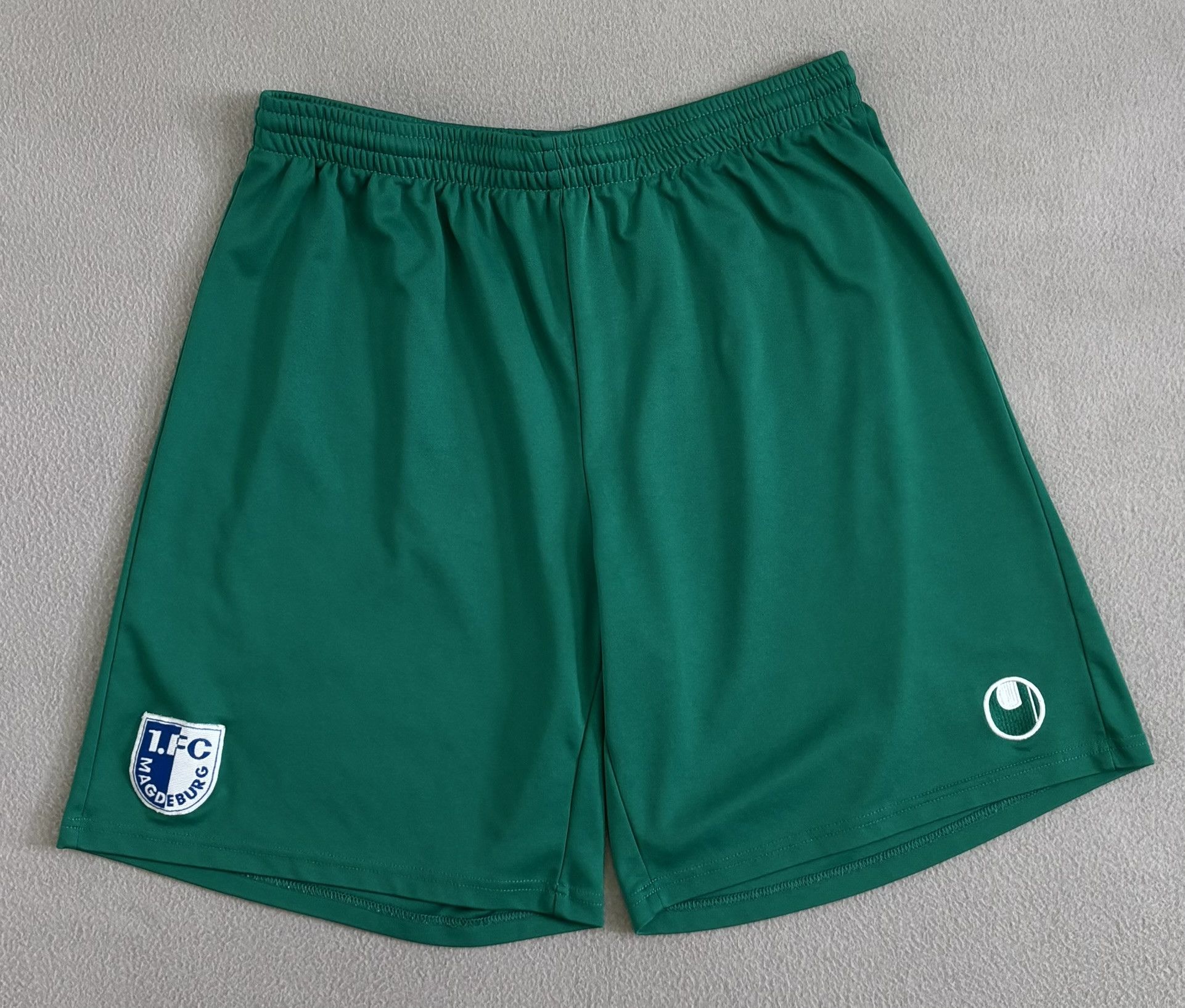 Vintage 1. FC Magdeburg Uhlsport vintage football shorts size XL Size US 40 / EU 56 - 1 Thumbnail