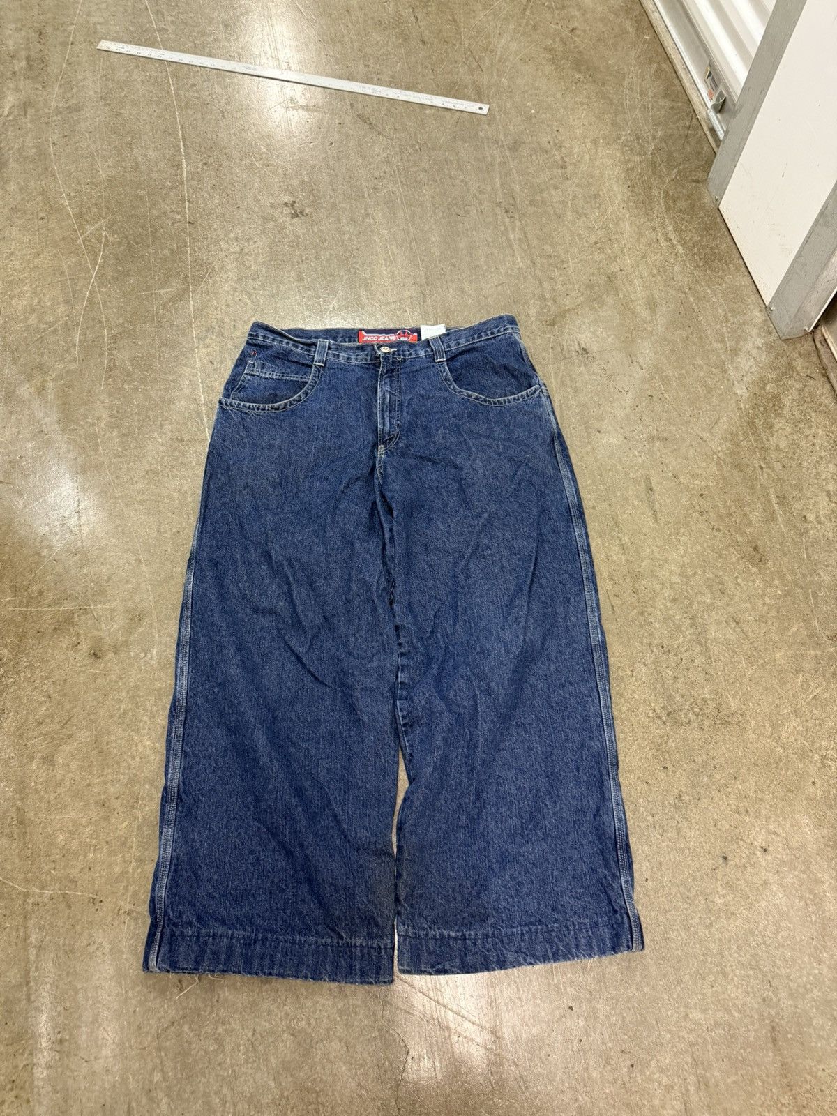 JNCO Vintage 2000s Jnco Flaming Spades Size US 38 / EU 54 - 4 Thumbnail