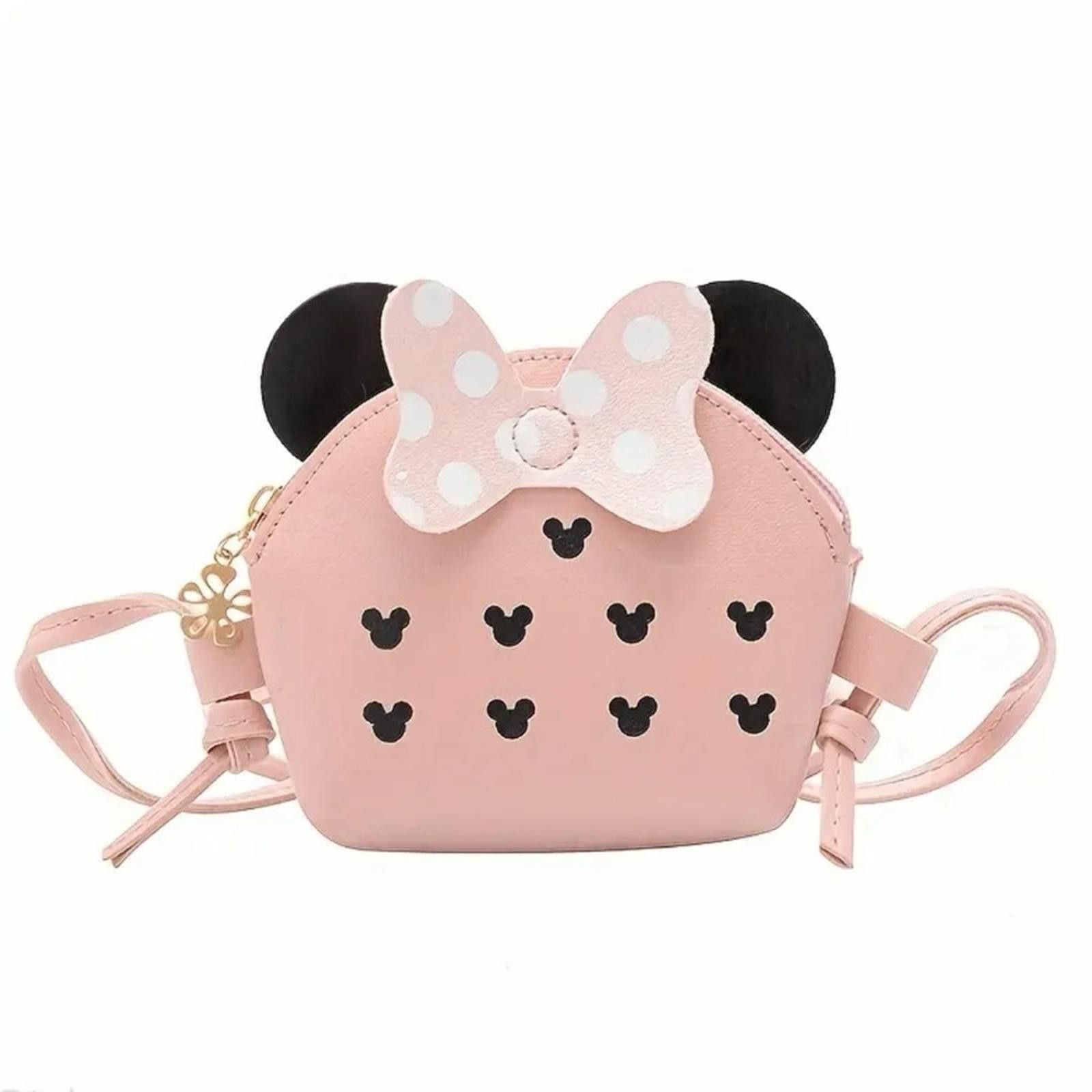 Designer Cute! Disney Pink Minnie Mouse Crossbody NWT Size ONE SIZE - 5 Thumbnail