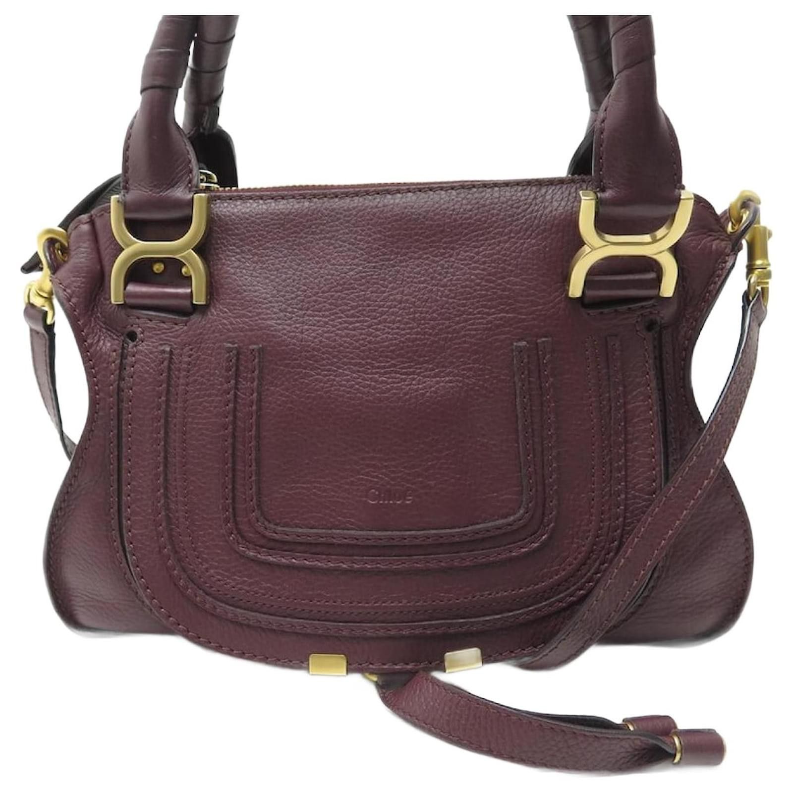 Chloe o1loc1c1024 Size: OS / Marcie Small Carry in Deep Violine Size ONE SIZE - 1 Thumbnail