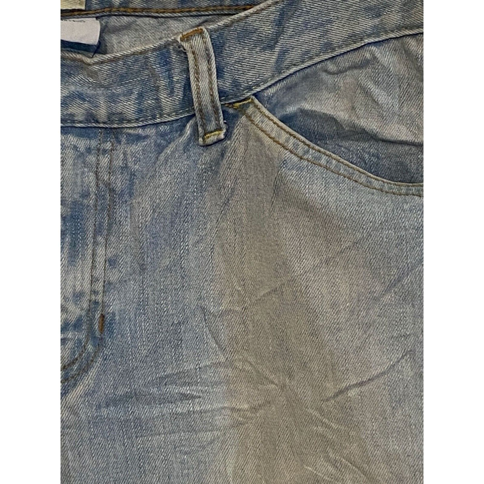 Gap GAP Women's Jeans Stretch Light blue Straight leg Size 10 Size 32" / US 10 / IT 46 - 2 Thumbnail