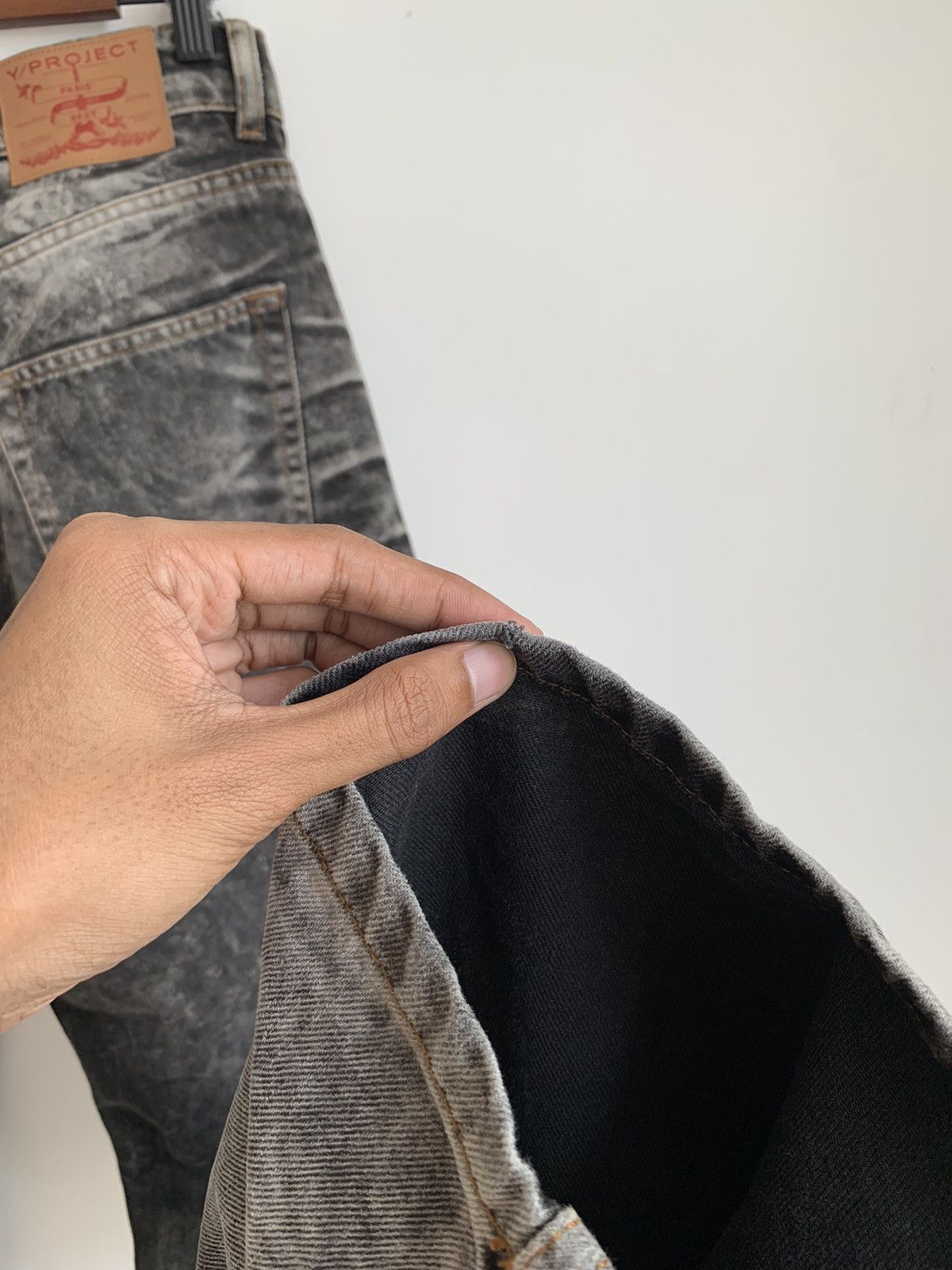 Y/Project Y/Project Metal Wire Wide Leg Jeans Size US 26 / EU 42 - 14 Thumbnail
