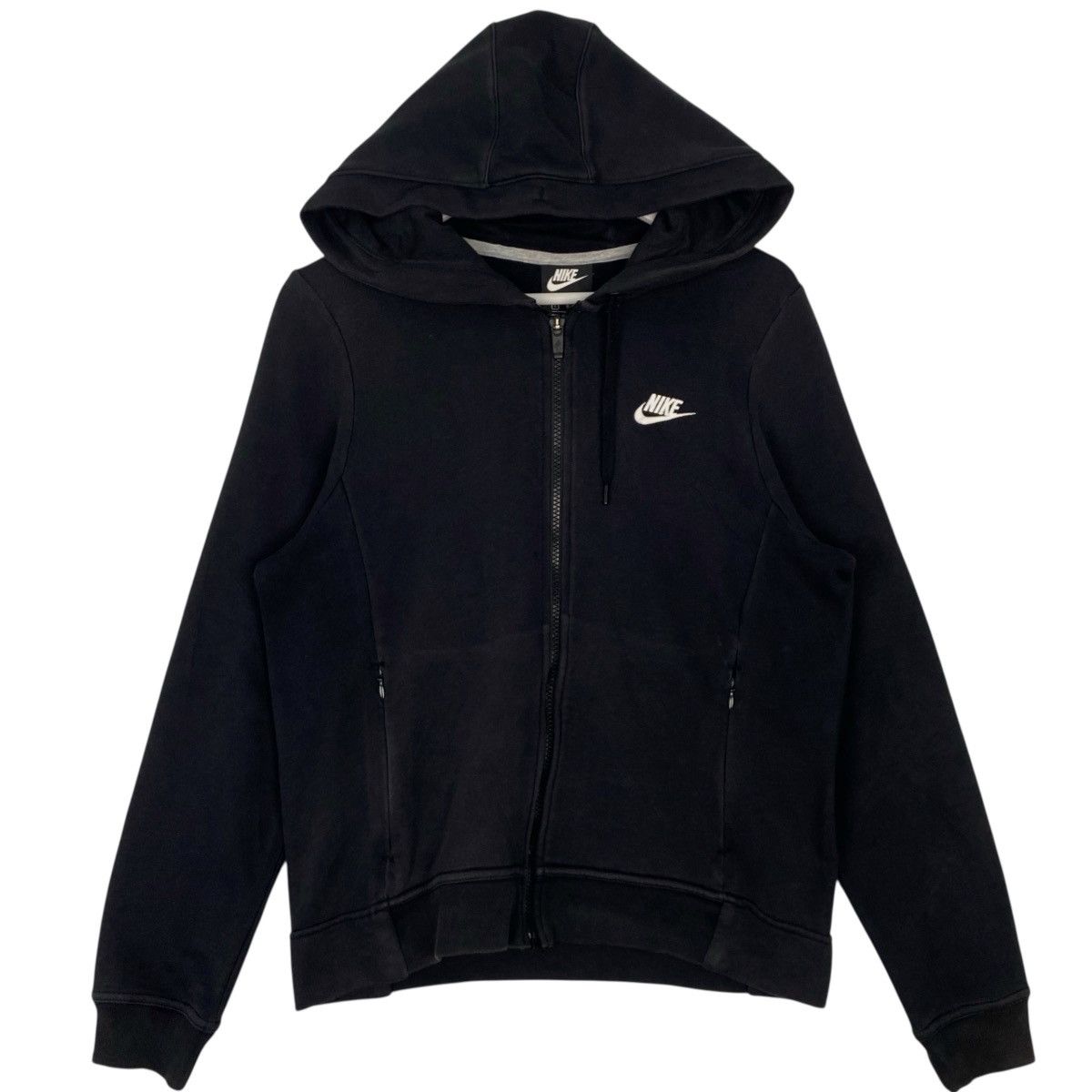 Other Vintage Nike Swoosh Full Zip Hoodie Sweater Black Small Logo Size US L / EU 52-54 / 3 - 1 Thumbnail