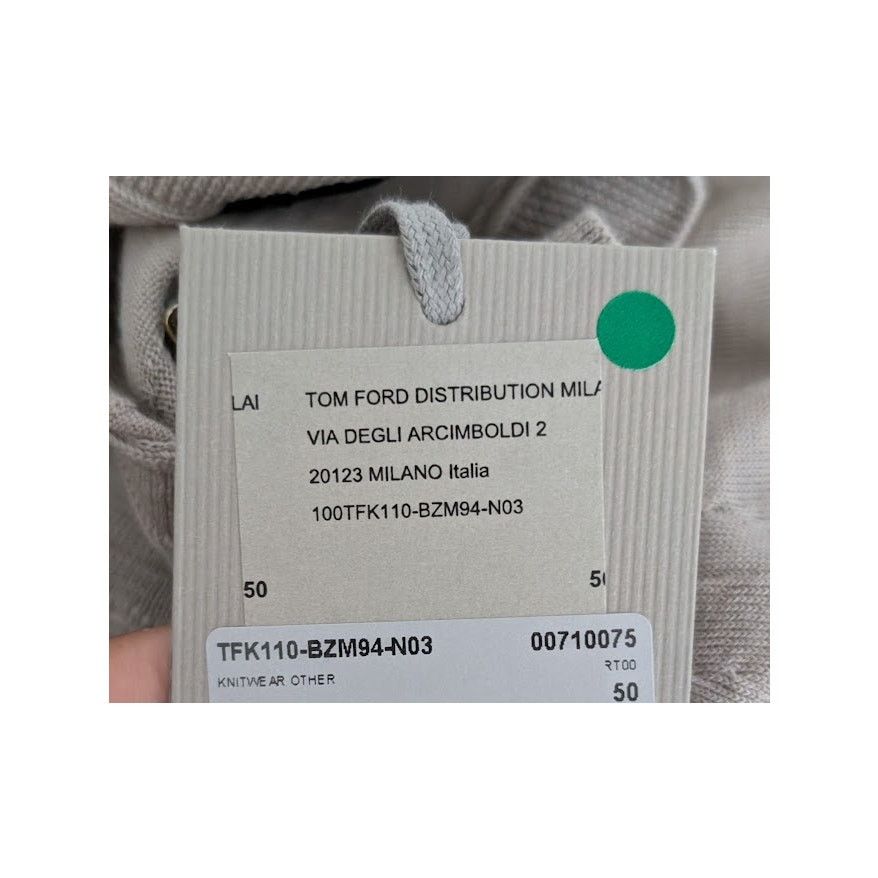 Tom Ford o1rshd1 Knitwear Sweatshirt in Light Brown Size US M / EU 48-50 / 2 - 12 Thumbnail