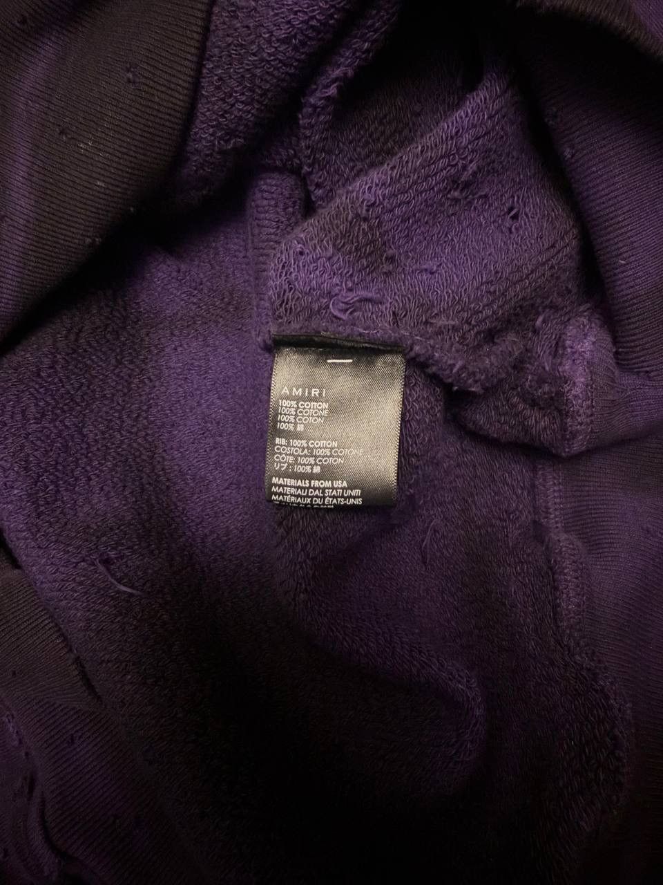 Amiri Amiri distressed mudwash hoodie rare Size US XS / EU 42 / 0 - 5 Thumbnail