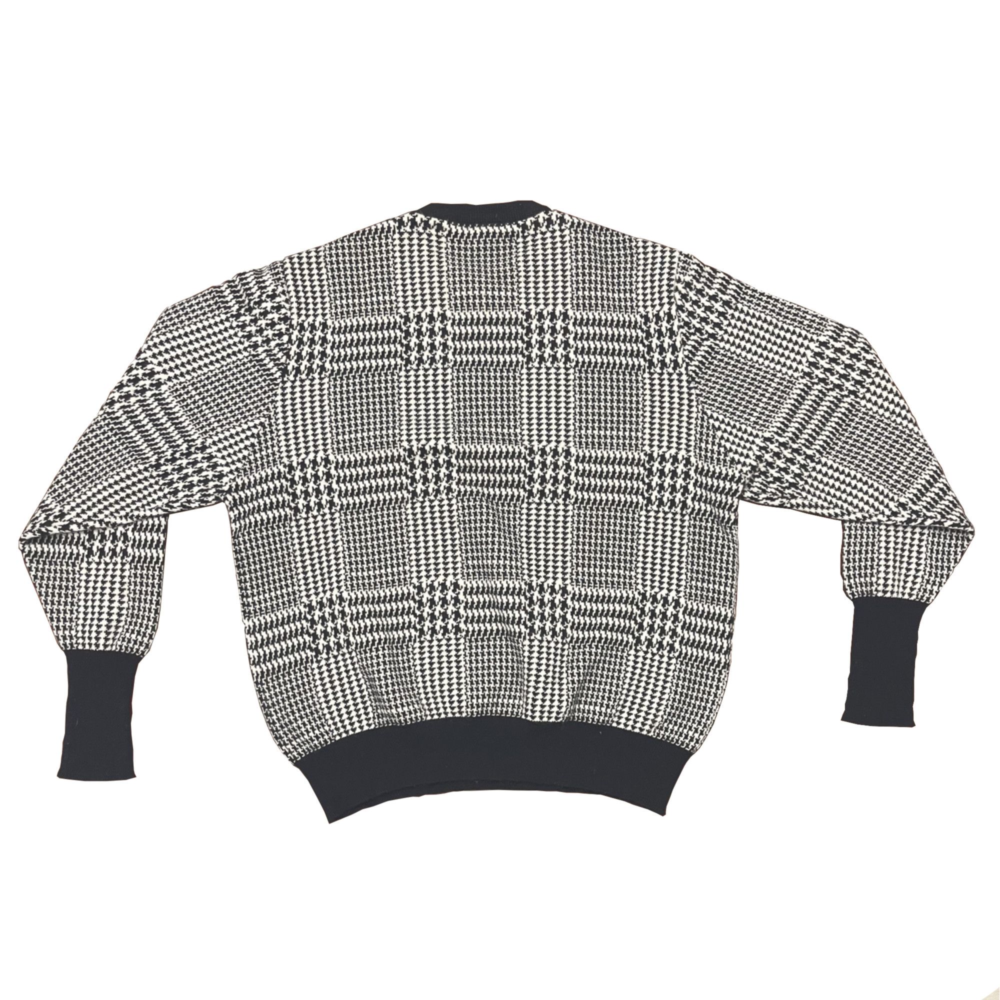 Vintage 100% Cashmere Houndstooth Sweater Size US M / EU 48-50 / 2 - 2 Thumbnail