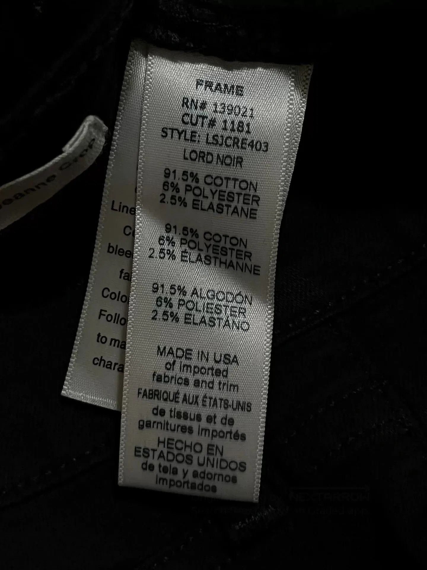 Frame FRAME Black Ripped Slim Jeans. Size 28" / US 6 / IT 42 - 6 Thumbnail