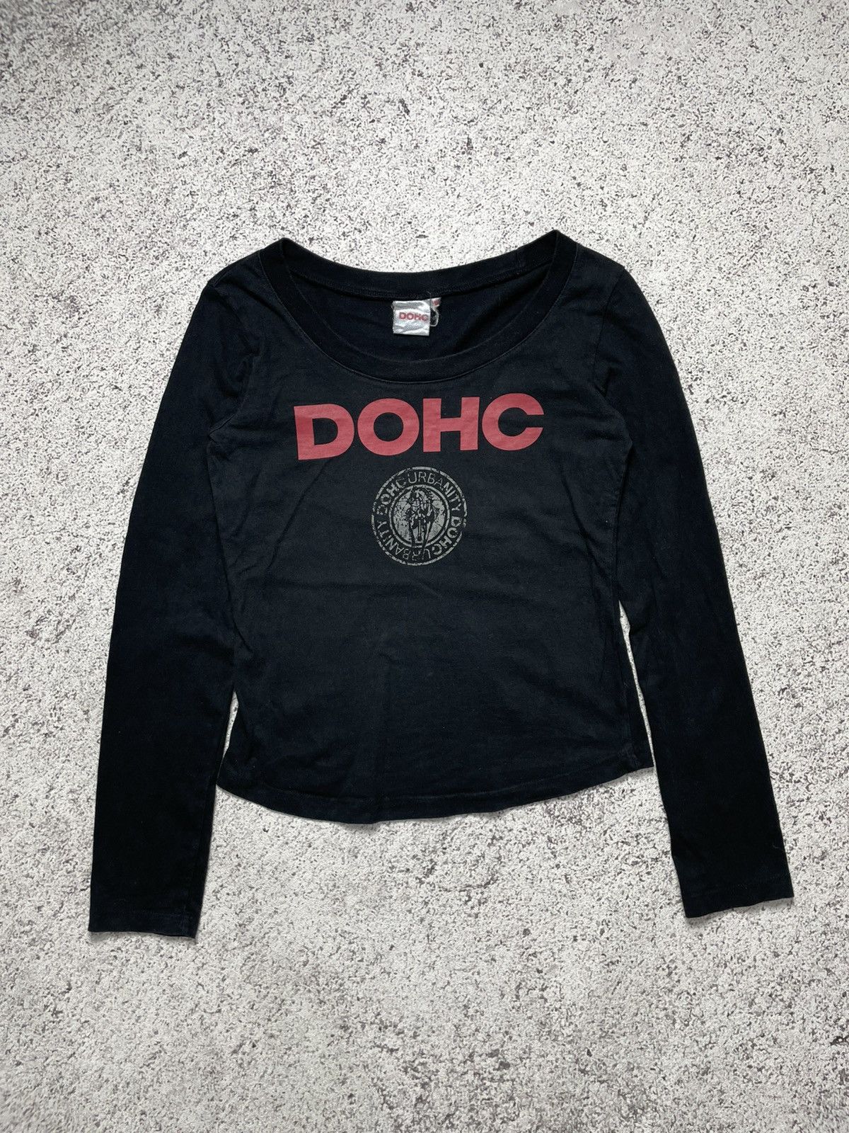 Japanese Brand 2000s Japanese Dohc Y2k gothic Longsleeve Tee Size S / US 4 / IT 40 - 1 Thumbnail