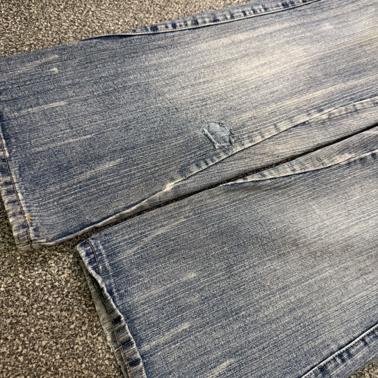 semanticdesign 🔥🇯🇵 Japanese Double Waist Happy Hope Distressed Denim Size US 30 / EU 46 - 10 Thumbnail
