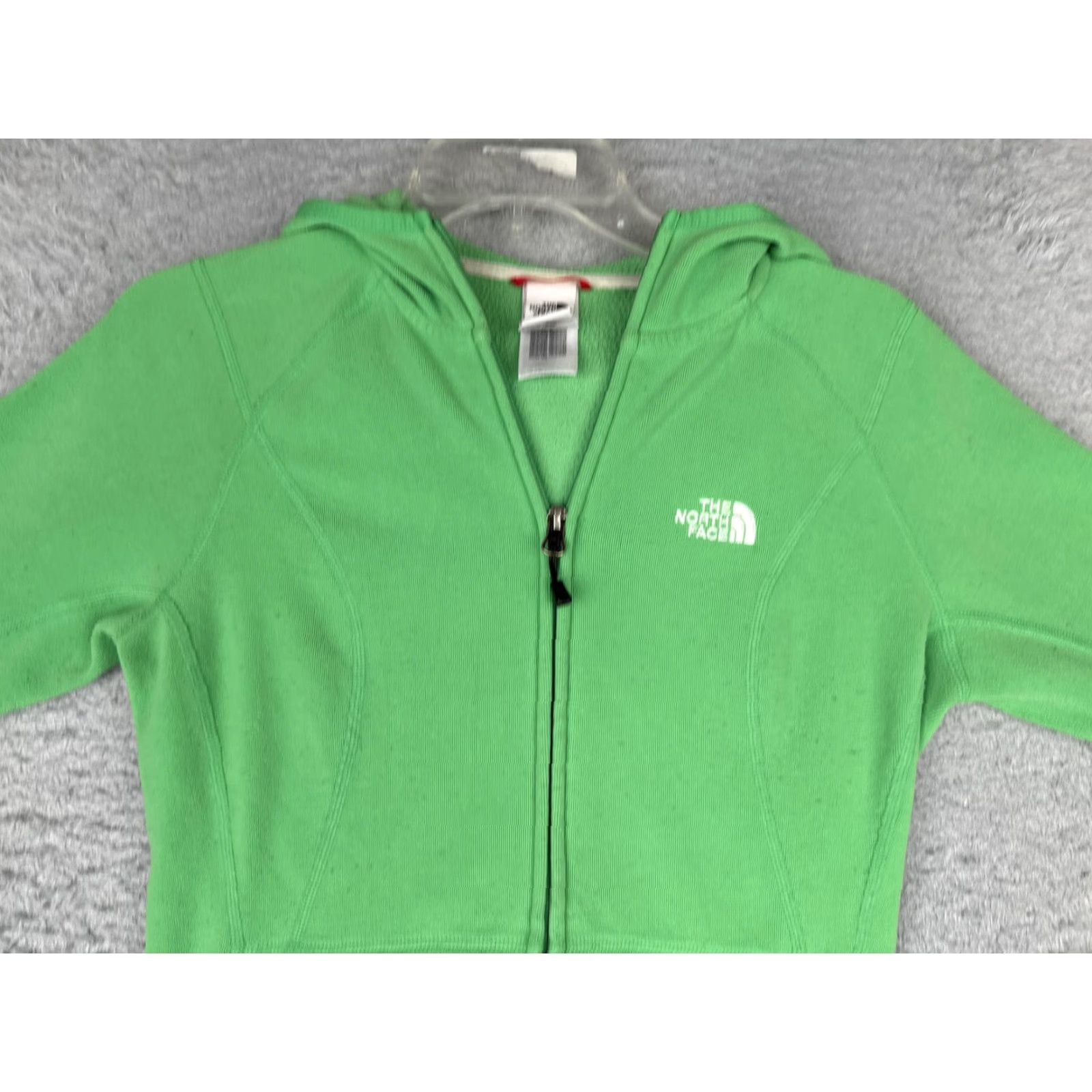 The North Face The North Face Hoodie Womens S Green Full Zip Slim Fit Pockets Jersey Jacket Size S / US 4 / IT 40 - 4 Thumbnail