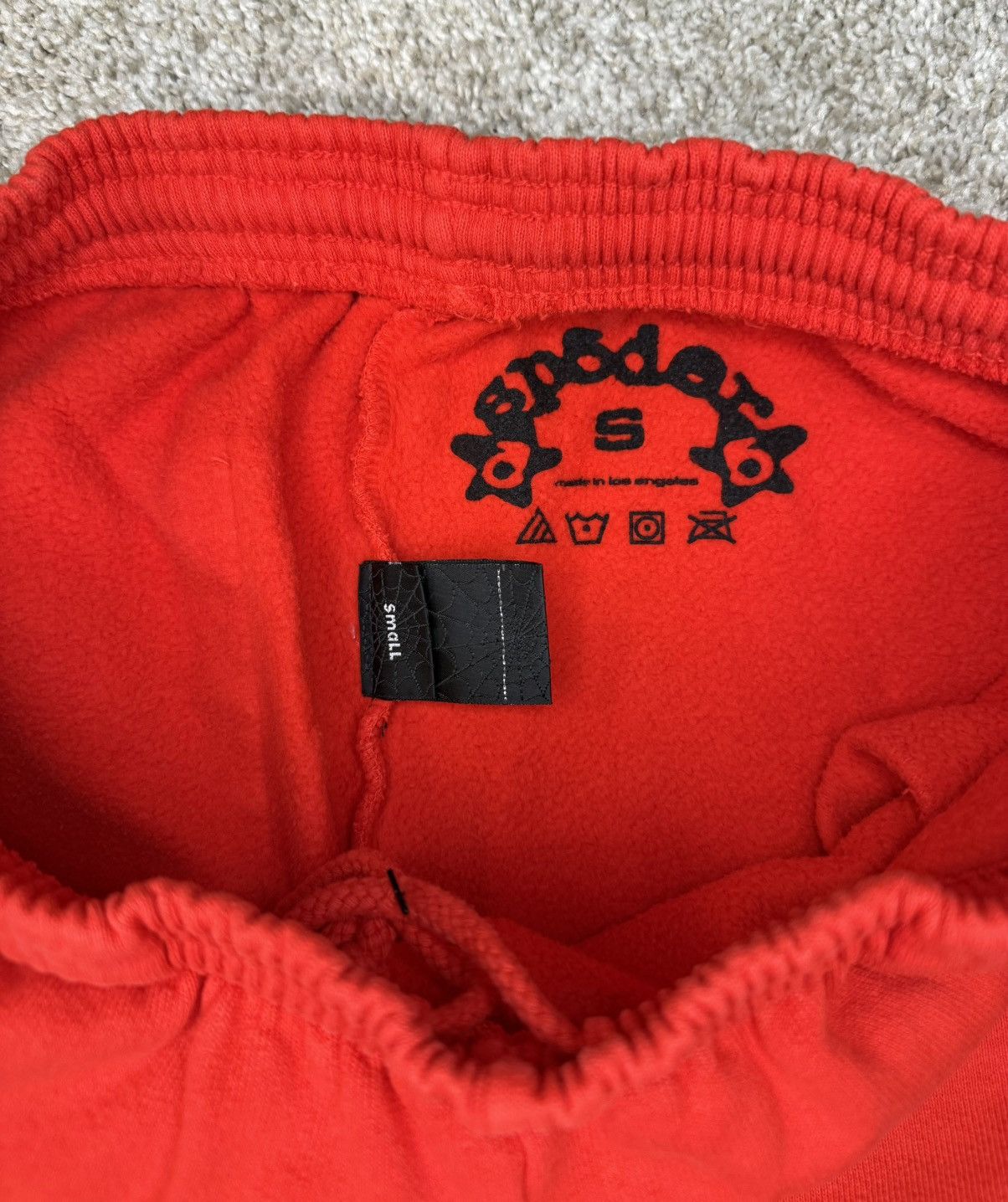 Sp5der Sp5der P*nk V2 Sweatpants (Red) Size US 30 / EU 46 - 4 Thumbnail