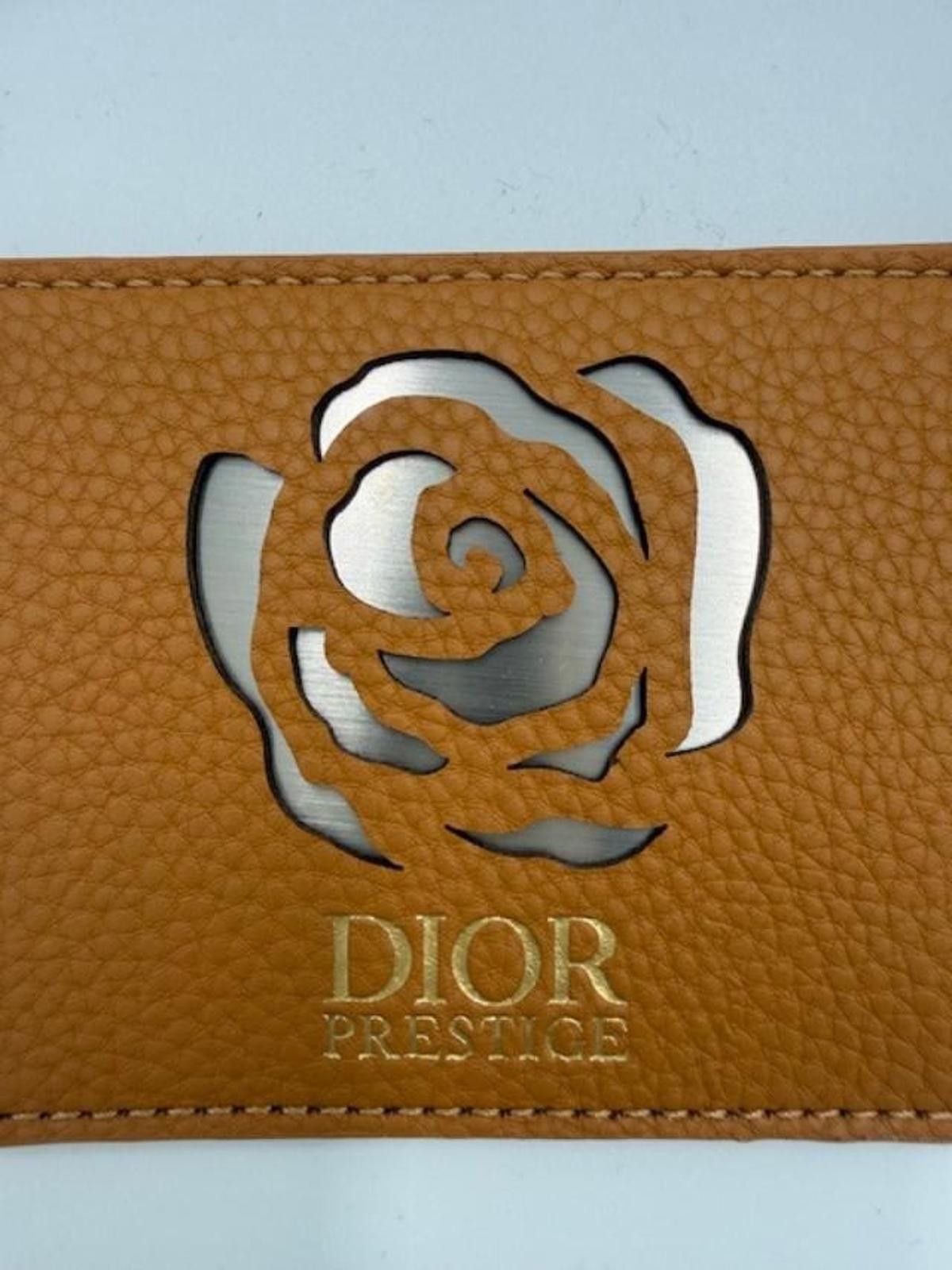 Other Dior Prestige Tan Mirror/Card Holder w/Black Heart/Star Size ONE SIZE - 6 Thumbnail