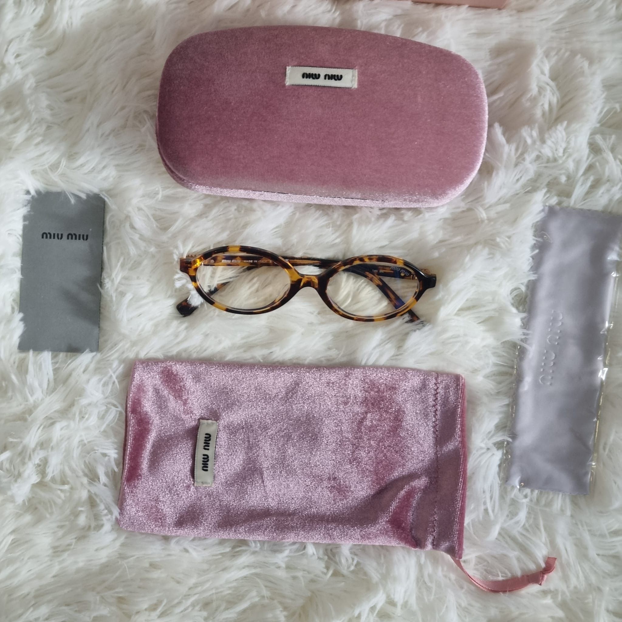 Miu Miu NEW SMU04ZSF VAU08N WOMEN ROUND EYEGLASSES MIU MIU SMU049Z-F Size ONE SIZE - 2 Thumbnail